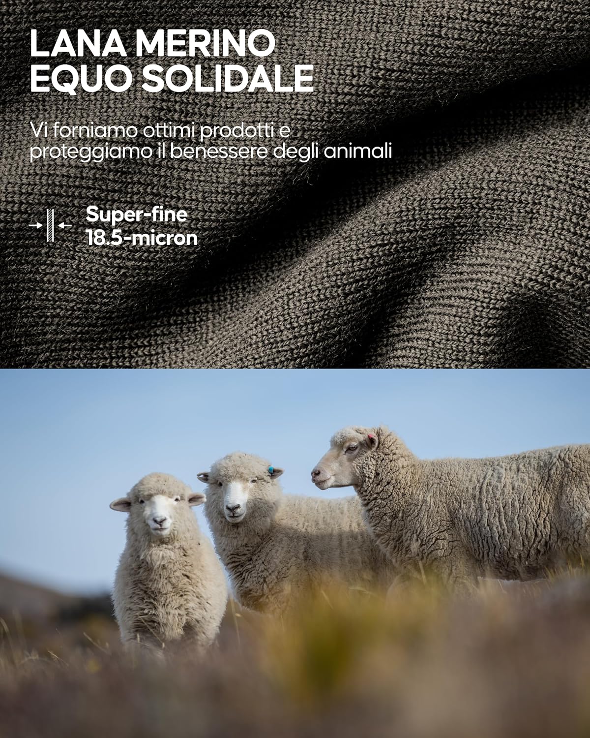 Thumbnail 6 de DANISH ENDURANCE Scaldacollo in lana merino per uomo e donna 🧣