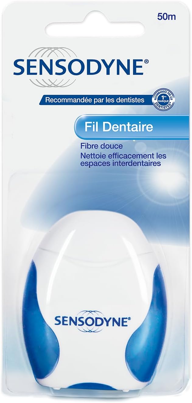 Sensodyne Fil Dentaire 50 m pour dents sensibles 🦷