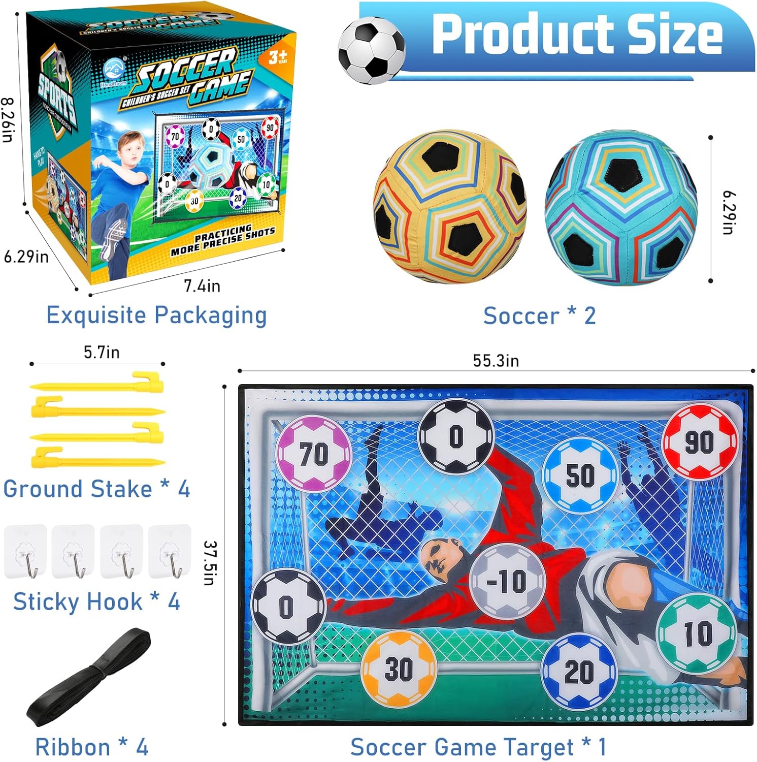 Detalle 2 de VATOS set gioco calcio per bambini