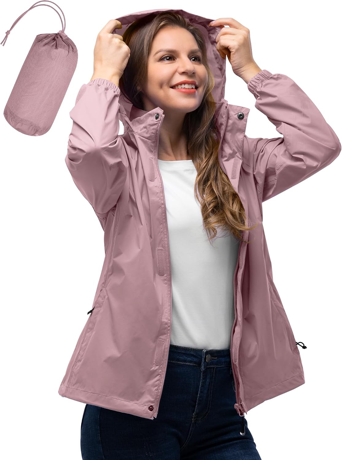 Detalle de 33,000ft Damen Regenjacke 3,5 x 8