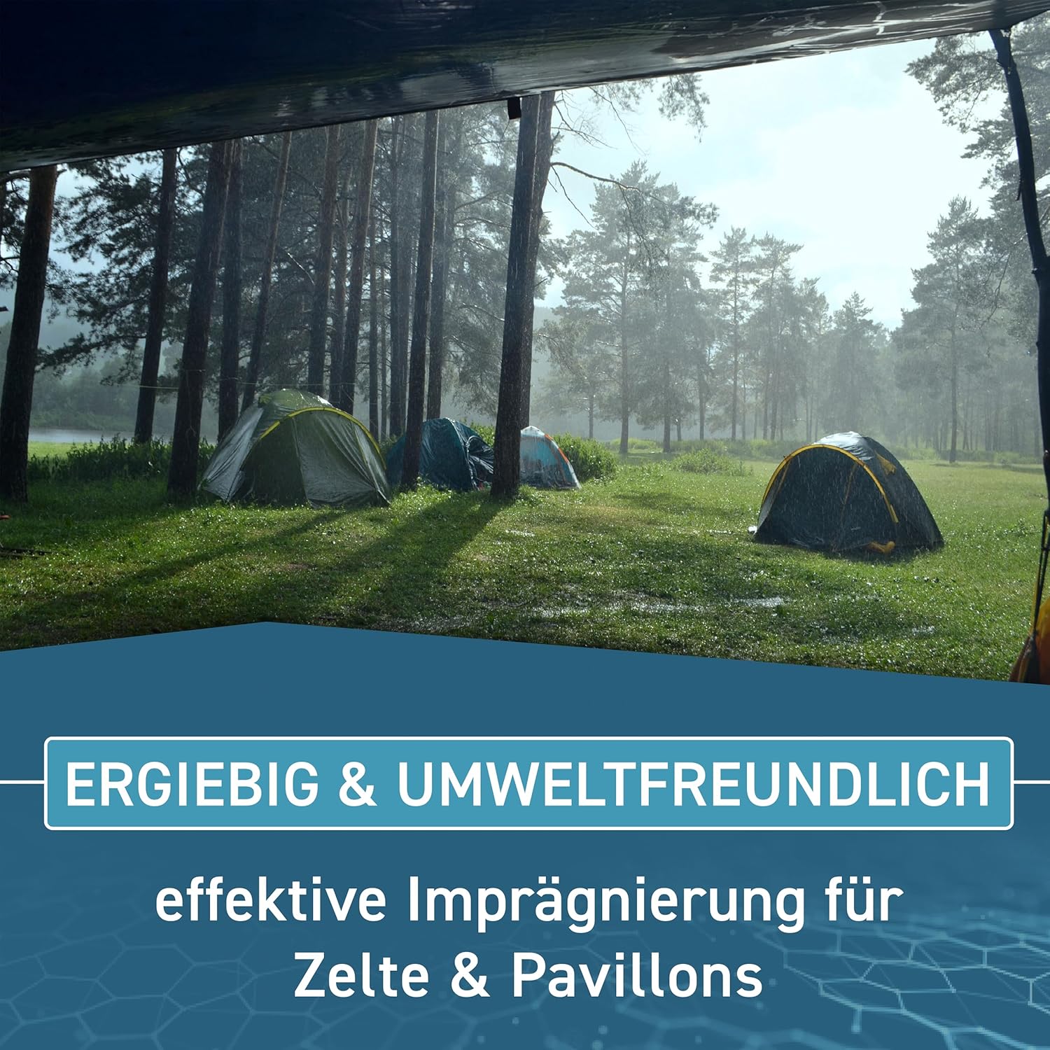 Thumbnail 1 de PLINTEX Zelt & Pavillon Imprägnierung 2x580 ml – Wasserdicht, atmungsaktiv und frei von PFCS