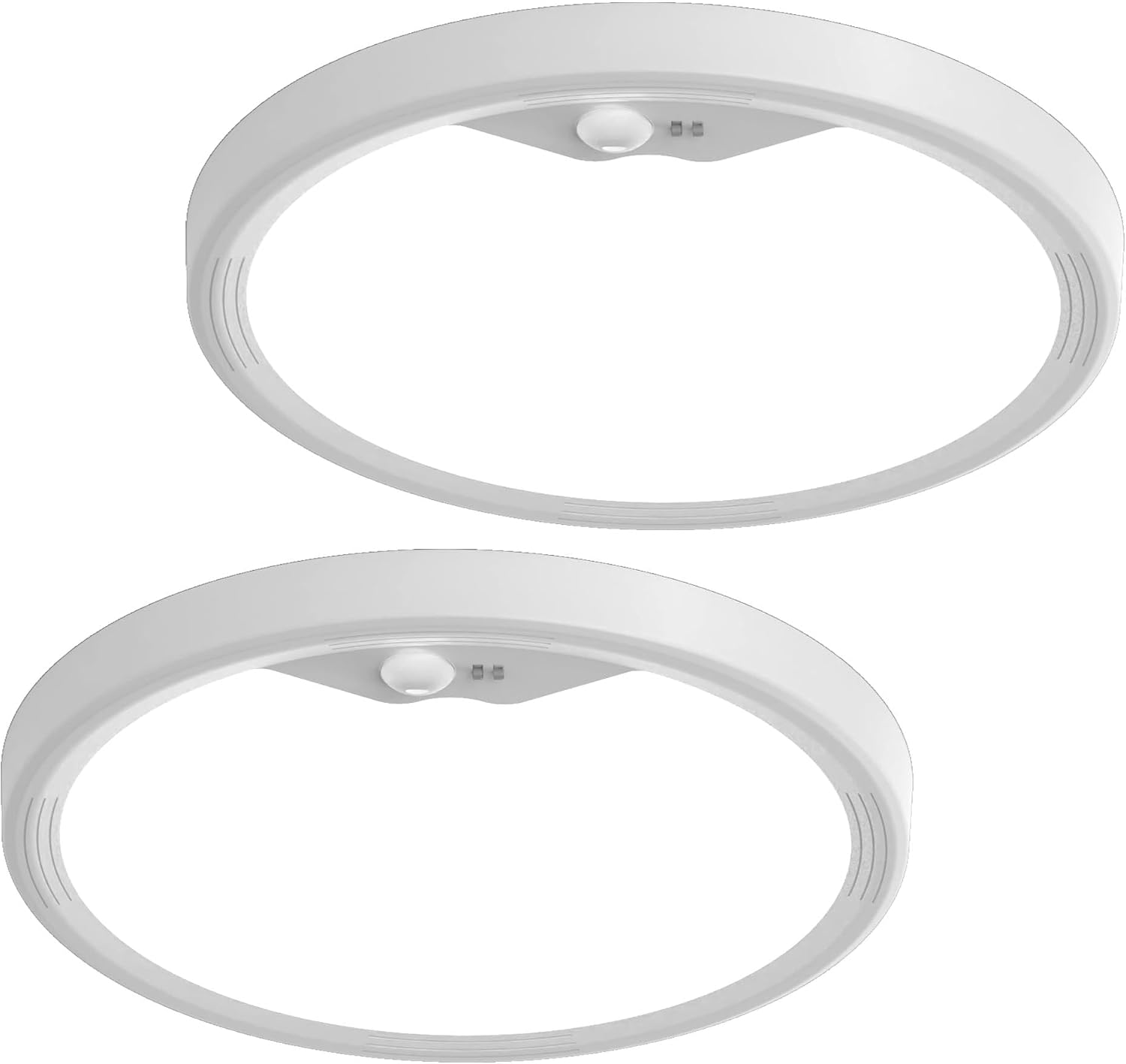 Detalle de EASY EAGLE LED-taklampa med rörelsesensor, 18 W, tre färgtemperaturer, 2-pack