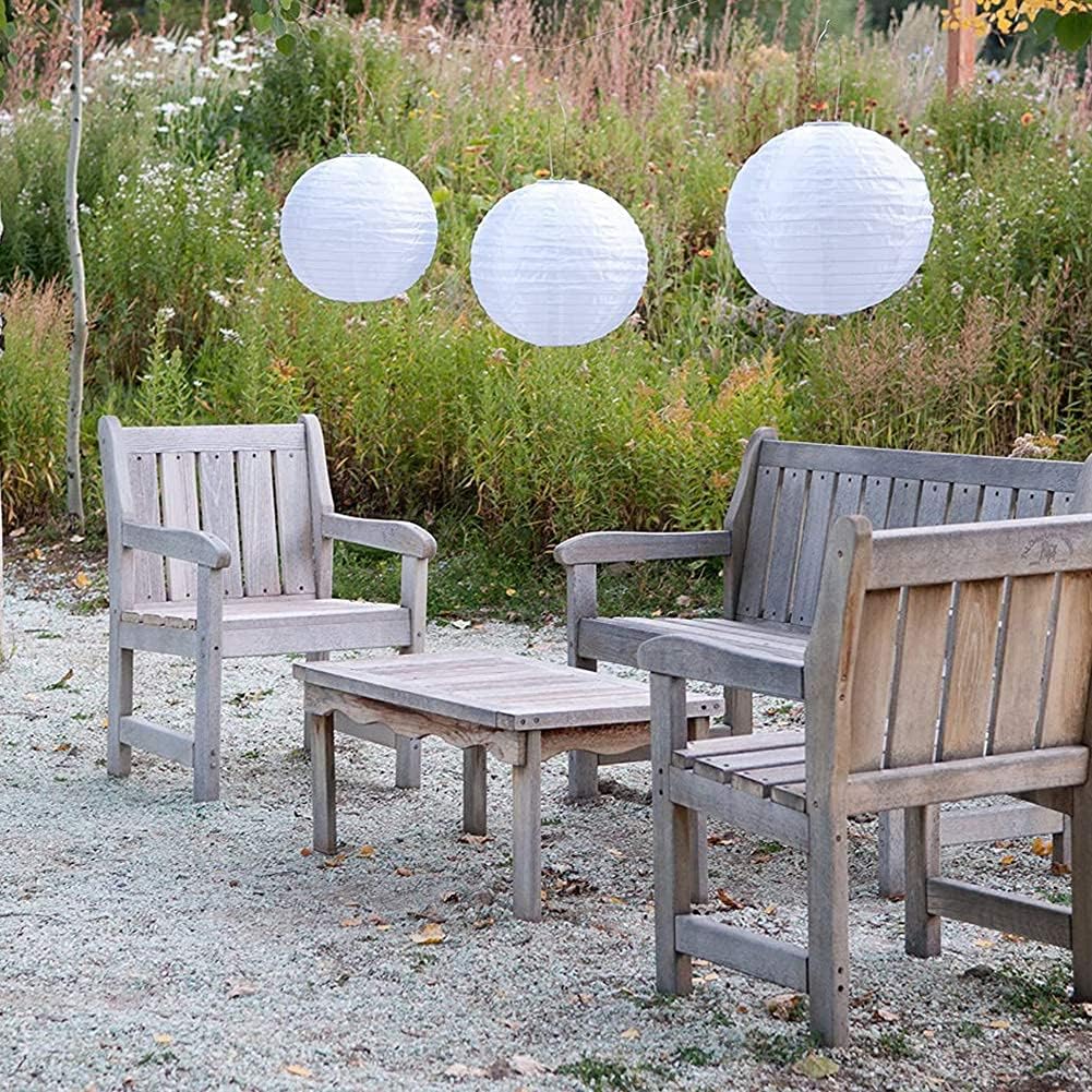 Thumbnail 5 de Qedertek Solar-Lampion für außen (2er Set) – 30 cm, warmweiß, Nylon