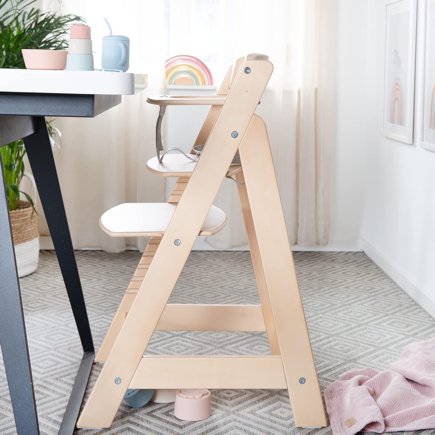 Thumbnail 6 de roba Chaise Haute Évolutive en Bois Naturel 2 en 1 Sit Up Flex – Hauteur Réglable