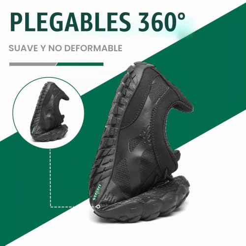 Detalle 2 de SAGUARO Zapatillas Barefoot para Hombre y Mujer – Minimalistas con Suela Zero Drop y cinco dedos