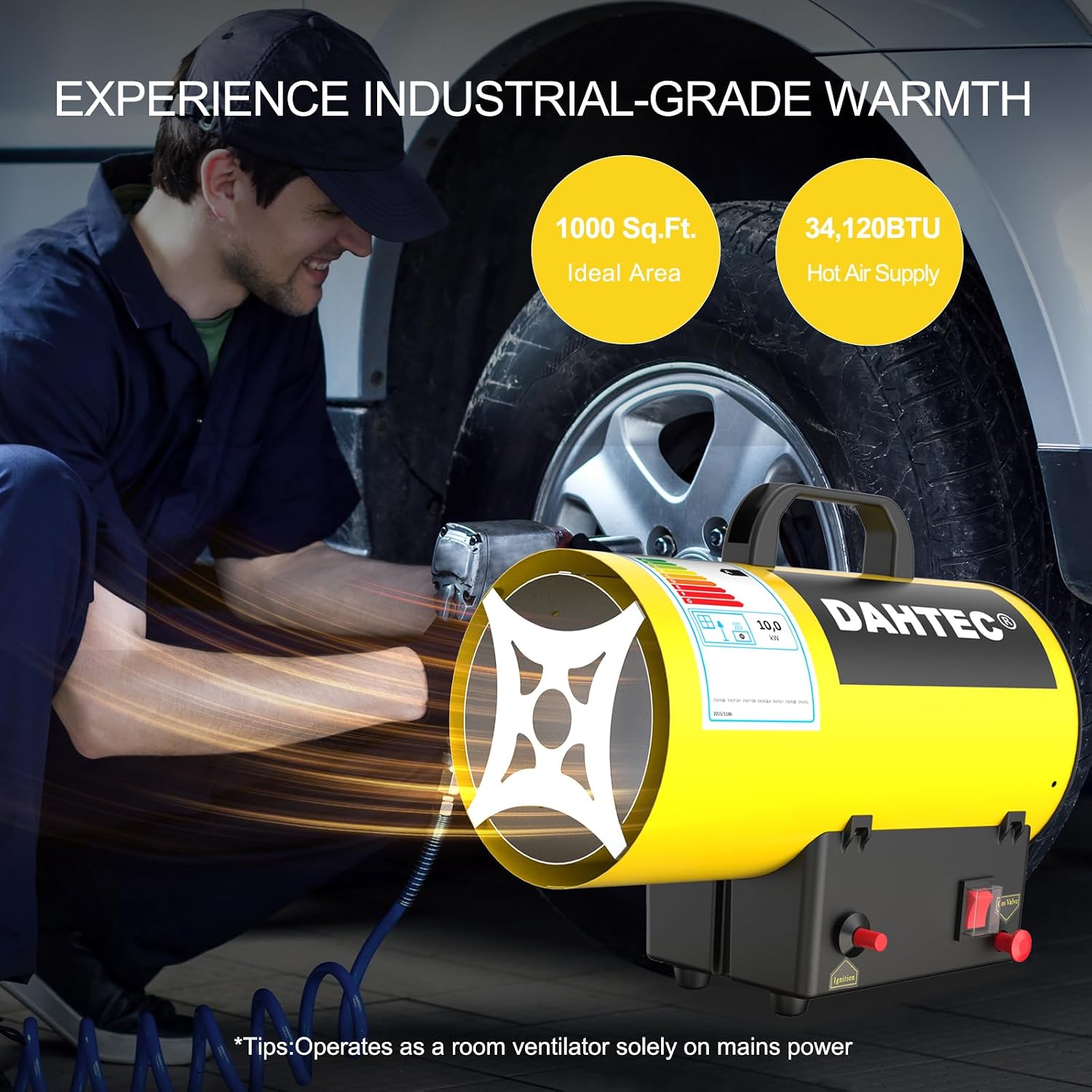 Thumbnail 5 de DAHTEC 10 kW Industrial Gas Space Heater