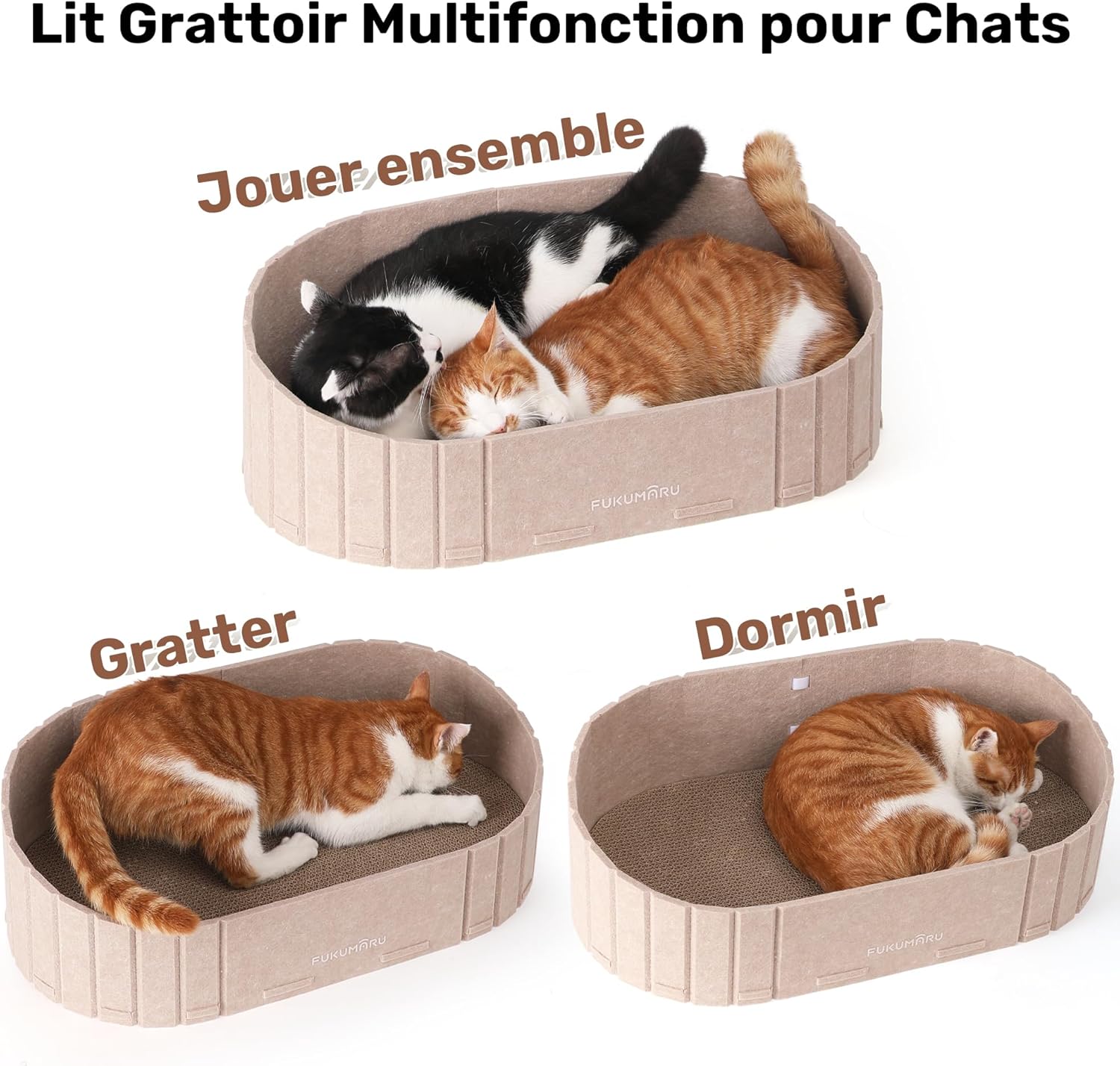 Thumbnail 2 de FUKUMARU Griffoir pour chat 61 cm 🐾