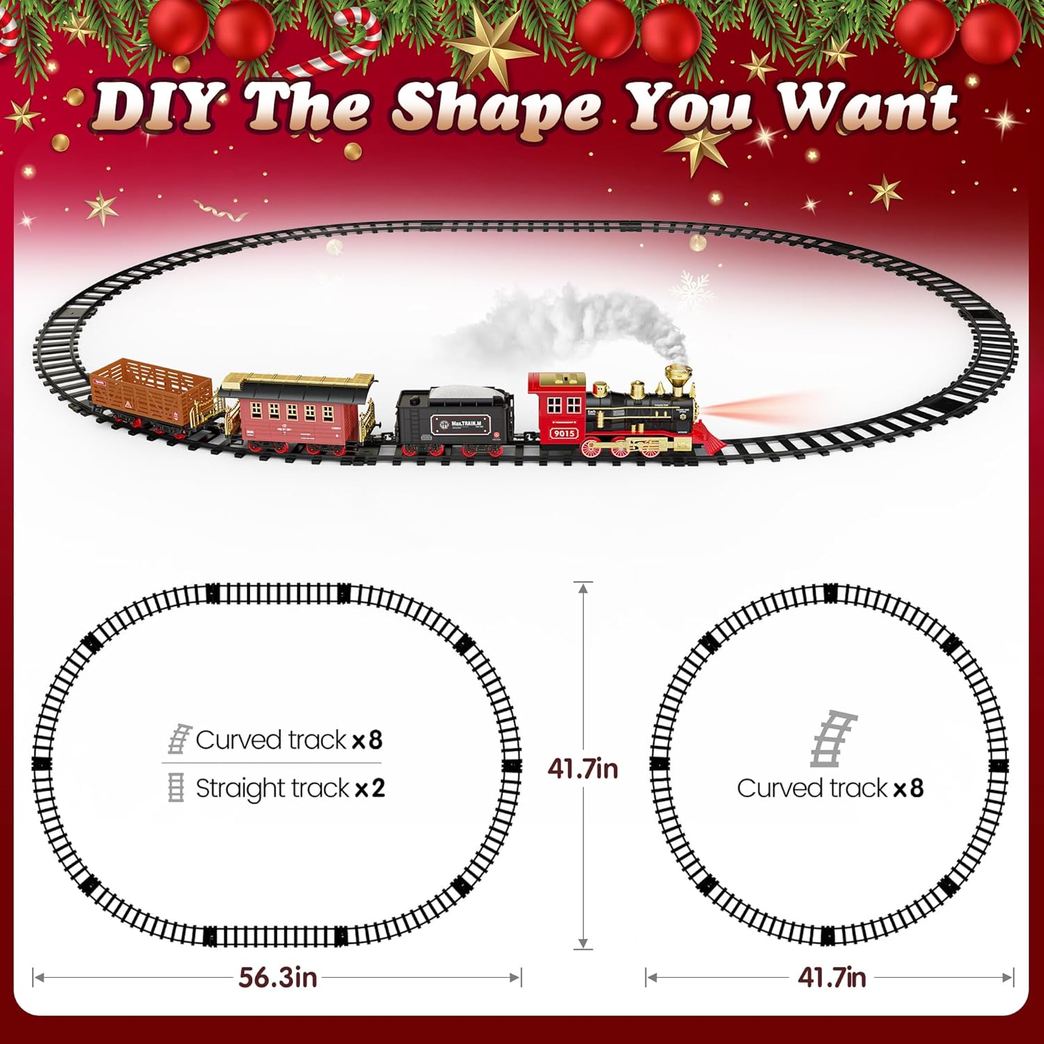 Detalle 2 de Hot Bee remote control train set 8 commands