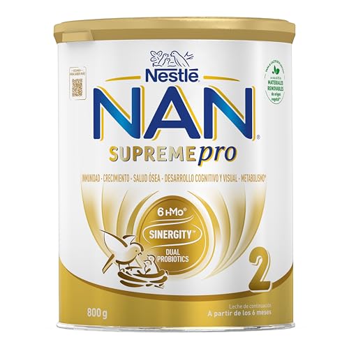 Detalle de NAN Nestlé Supreme Pro 2 Leche de Continuación en Polvo, 800 g