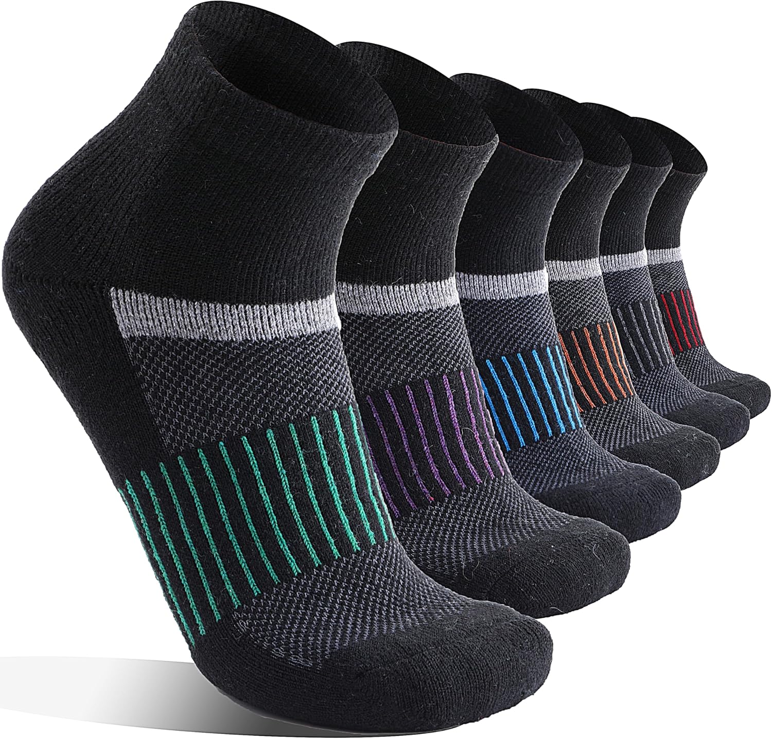 Detalle de MOSEY KOSY Merino Wandersocken 6 Paar
