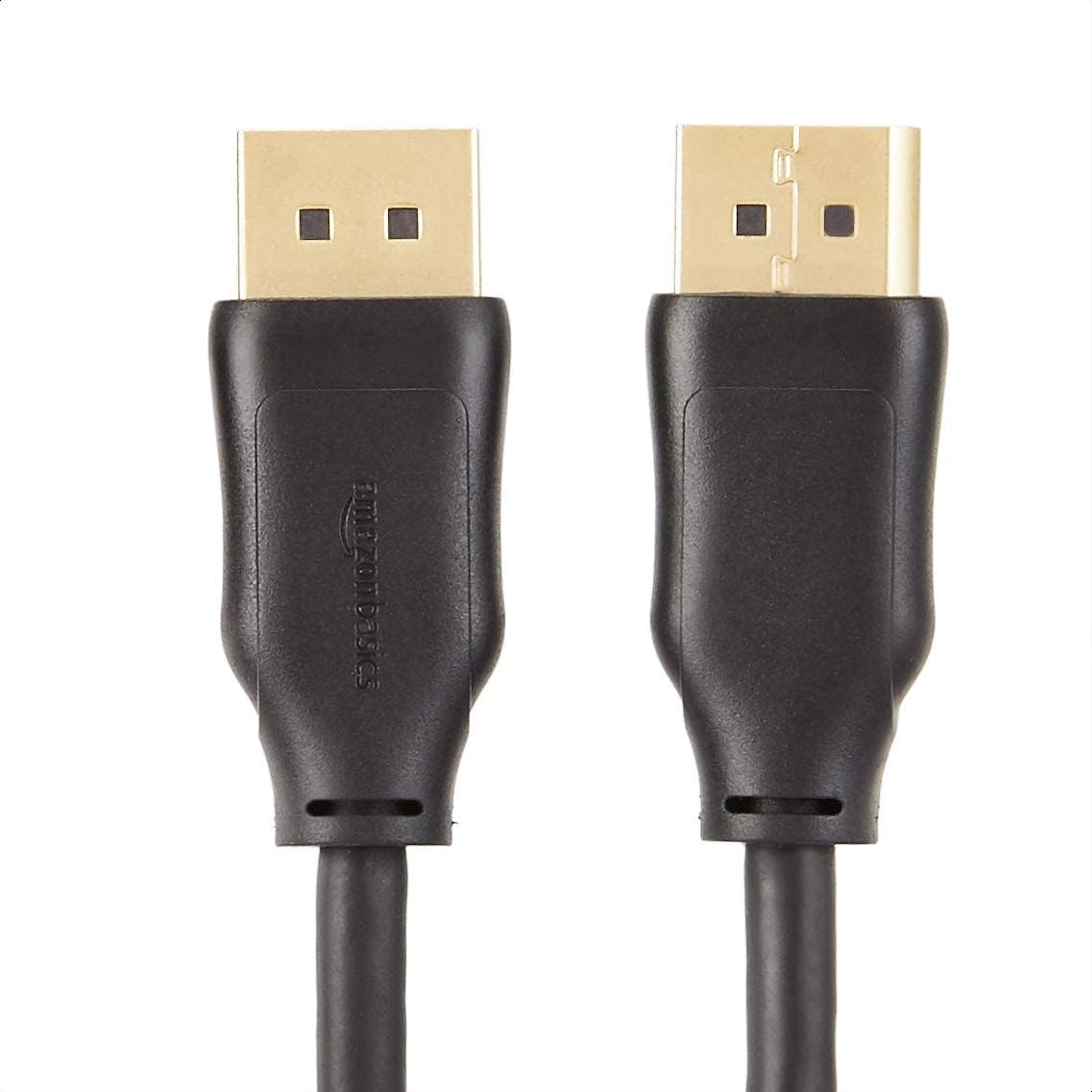 Thumbnail 1 de Amazon Basics DisplayPort 1.2 Cable (3 m) – 21.6Gbps, 4K@60Hz / 2K@165Hz, gold-plated