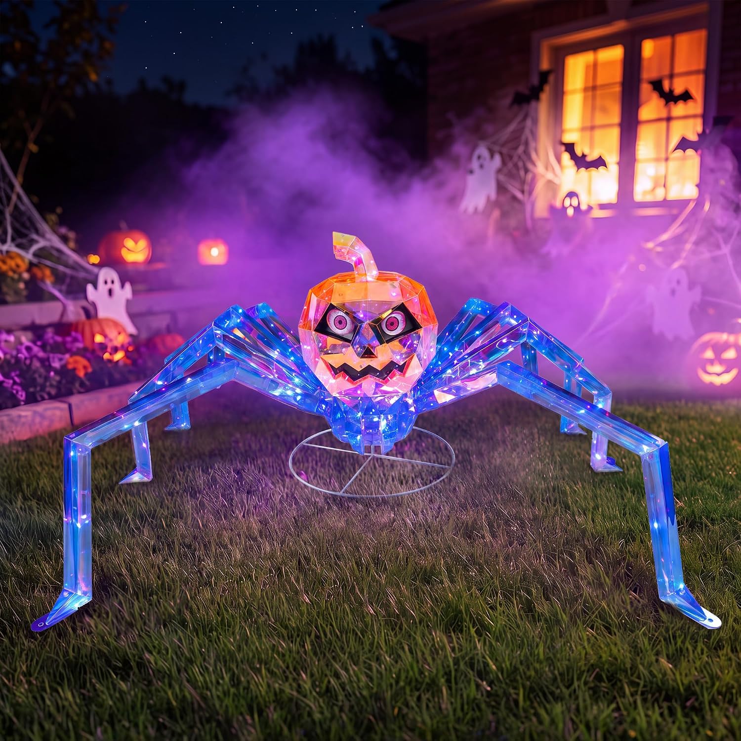 Detalle de MACLLYN Halloween Spider Decoration 47-Inch
