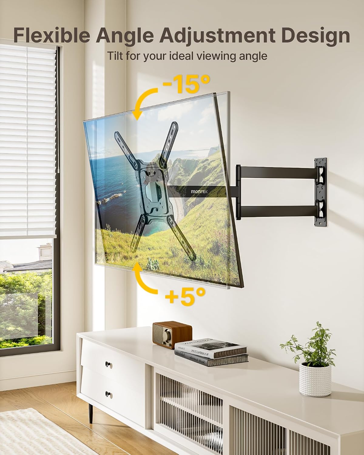 Thumbnail 4 de monTEK TV Wall Bracket 728mm arm