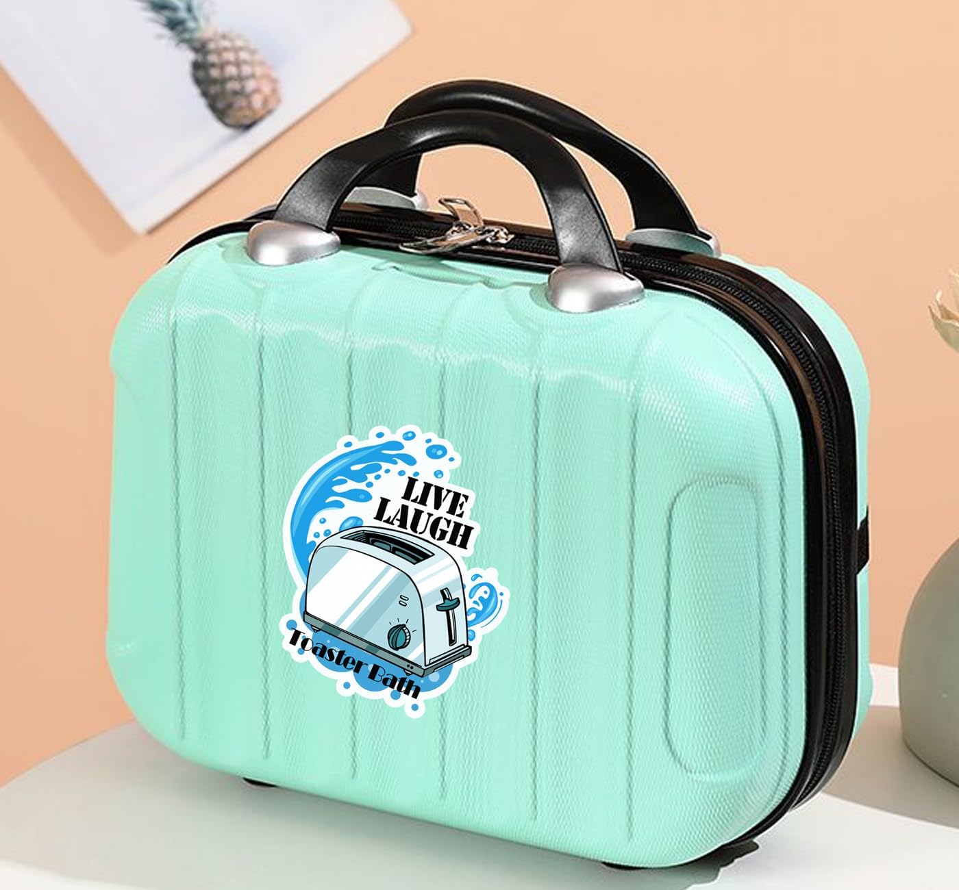 Thumbnail 6 de Live Laugh Toaster stickers 2.32x3 in 📎