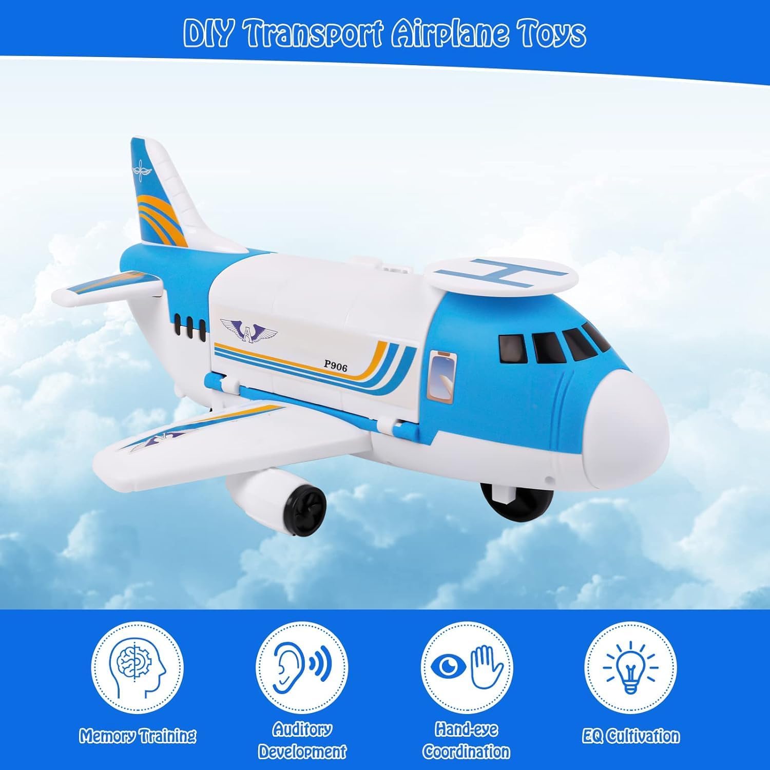 Thumbnail 5 de m zimoon Transport Cargo Airplane Toy
