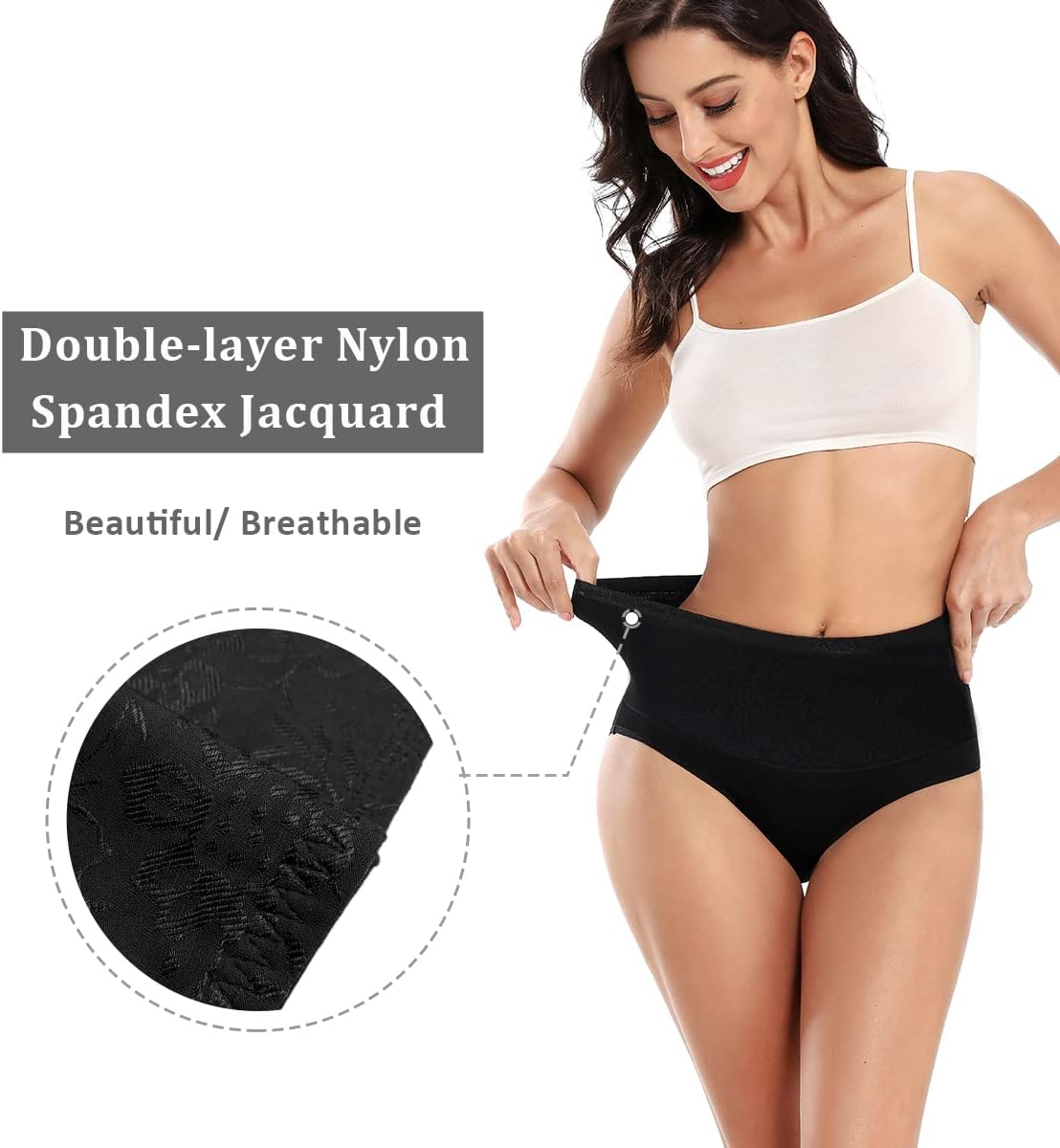 Thumbnail 2 de wirarpa Bauchweg Unterwäsche für Damen – Bauchweg Unterhosen aus Baumwolle, 4er Pack