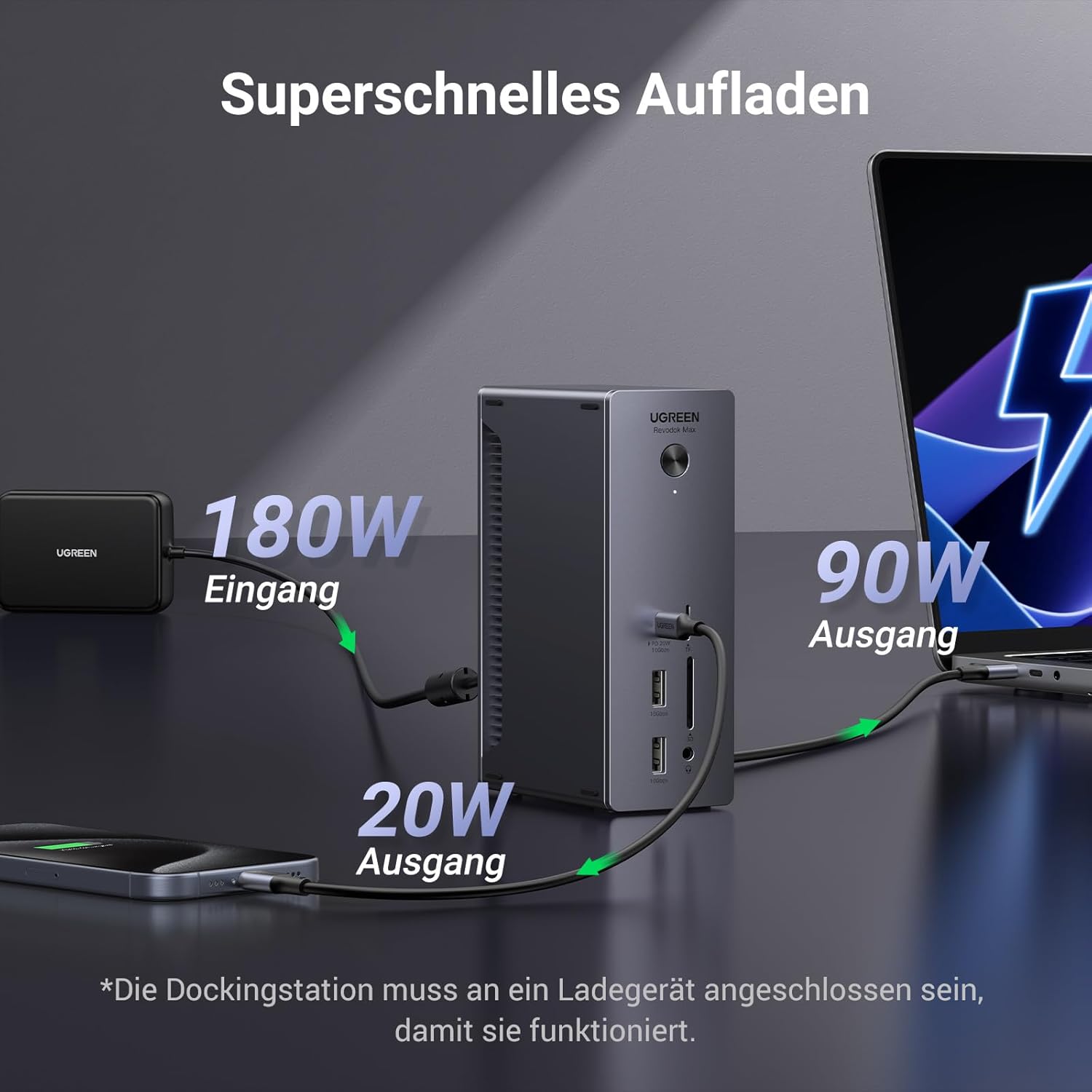 Thumbnail 5 de UGREEN Revodok Max Thunderbolt 4 Dock 90W