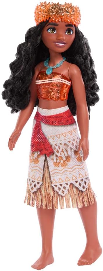 Thumbnail 3 de Mattel Disney Princess Moana posable fashion doll (HLW05) with sparkling outfit & accessories