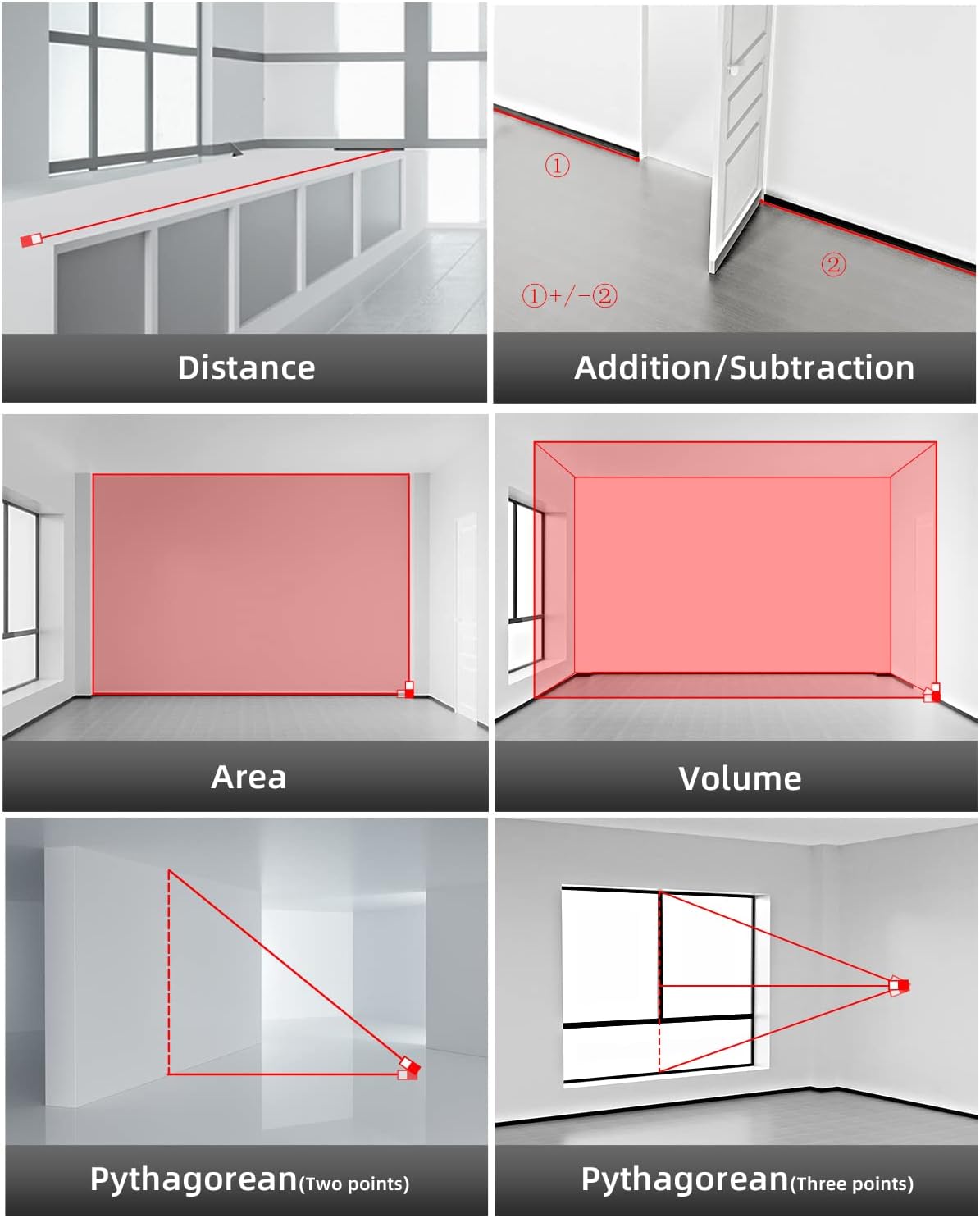 Thumbnail 6 de MiLESEEY D5T Laser Measure 50M