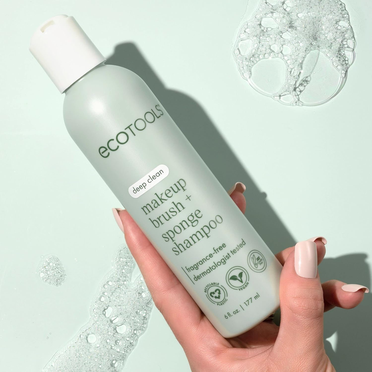 Thumbnail 6 de EcoTools Makeup Brush + Sponge Shampoo 8 fl. oz