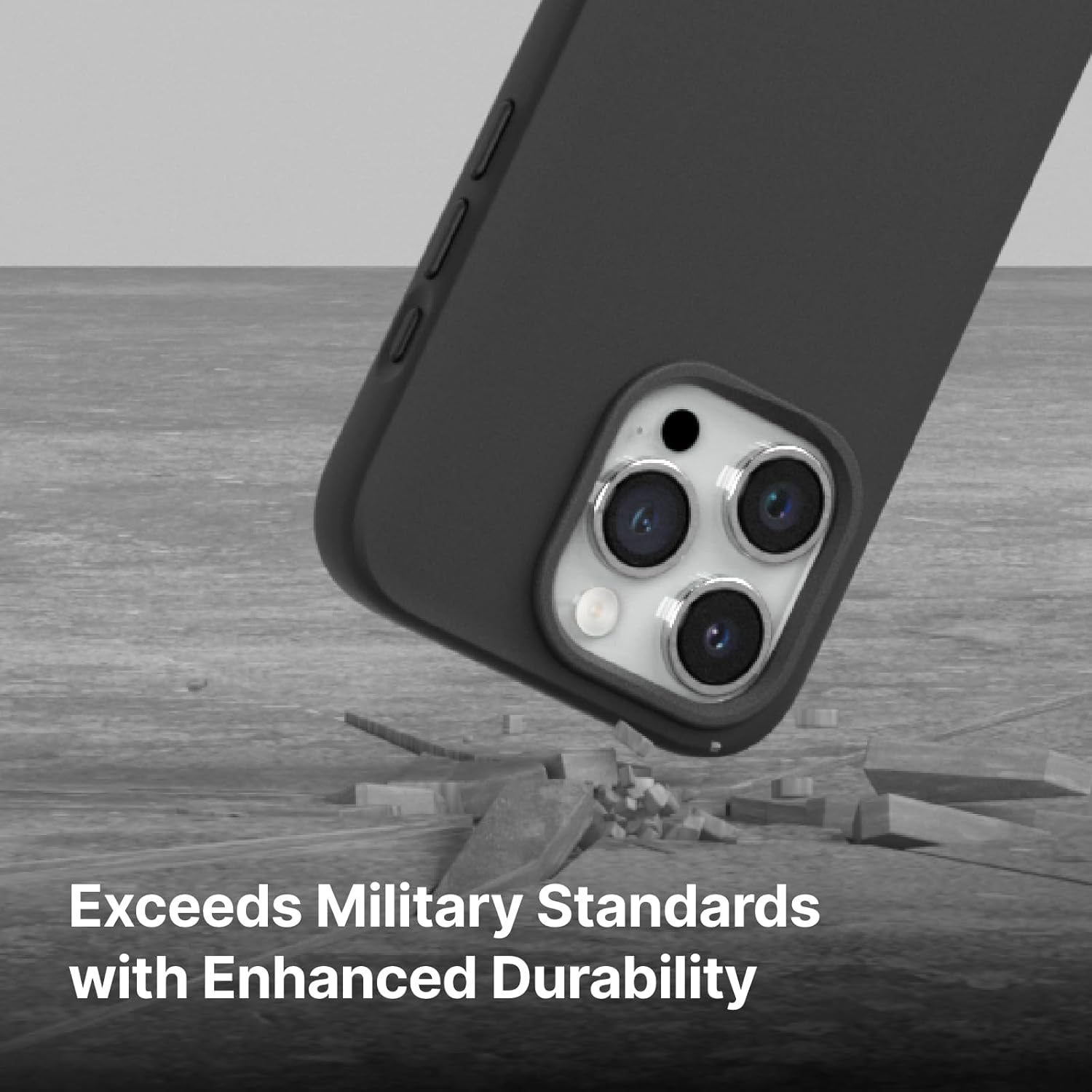 Thumbnail 2 de RhinoShield SolidX avec MagSafe pour iPhone 15 Pro – coque renforcée anti-chocs (jusqu’à 3,5 m) noir