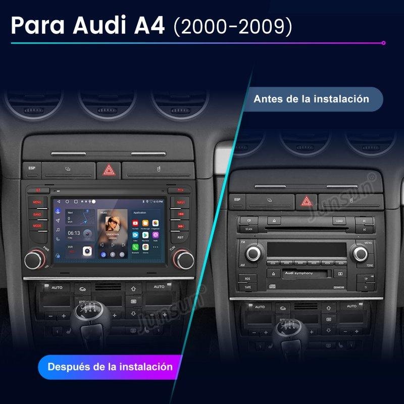 Detalle 2 de JUNSUN para Audi A4 8E B6 B7, autorradio Android 15 de 7 pulgadas, 2 GB/64 GB