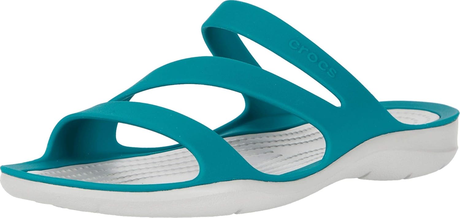 Detalle de Crocs Swiftwater Sandal W Lightweight Navy White (37/38 EU) – Sandalias femeninas sin cordones