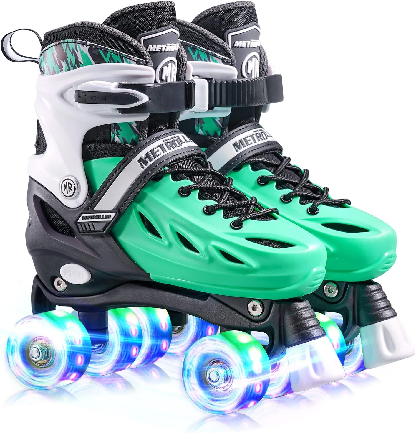 Thumbnail 6 de METROLLER Adjustable Roller Skates with Light-Up Wheels for Kids and Teens