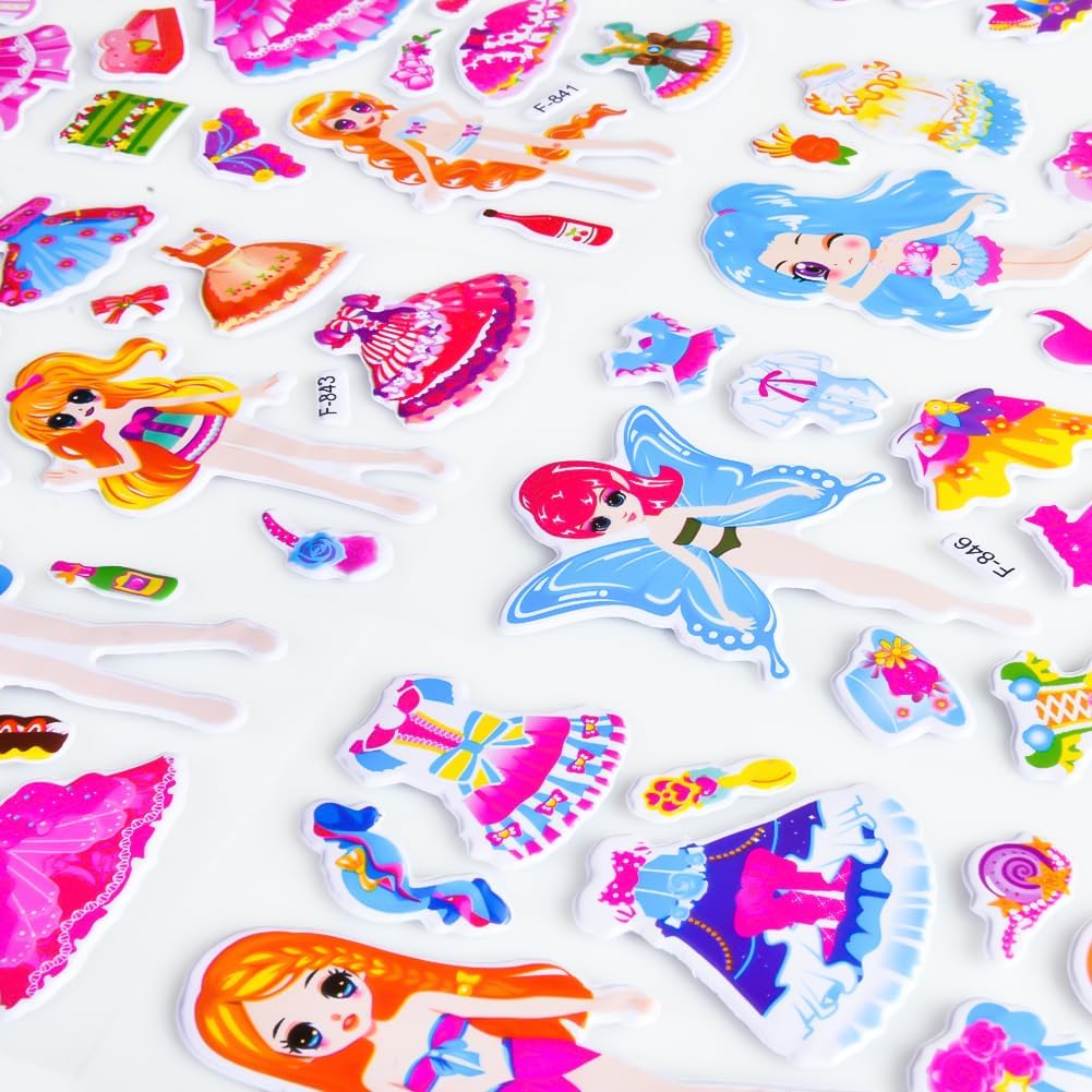 Detalle de Vicloon Pegatinas 3D para niños 24 hojas