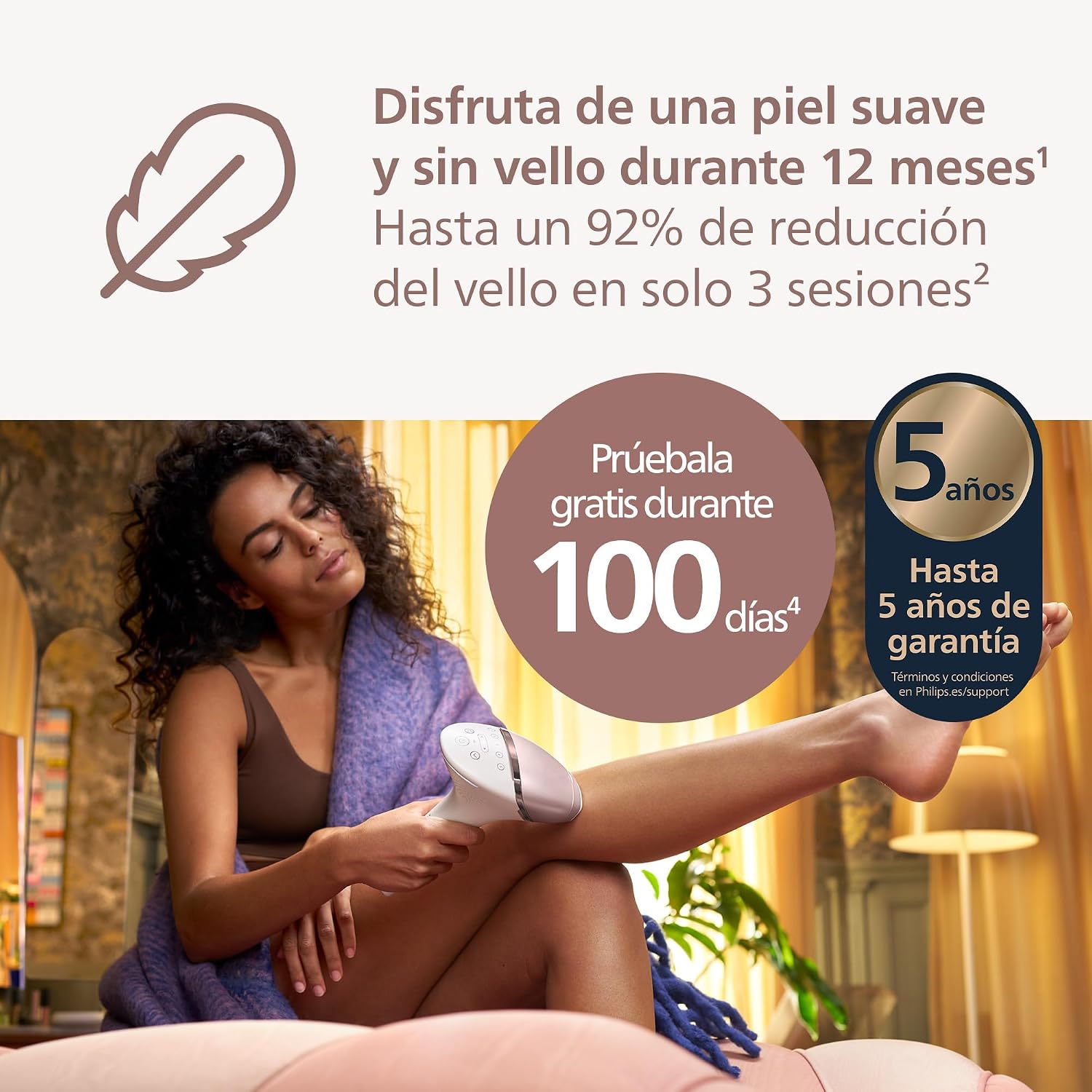Thumbnail 1 de Philips Lumea serie 9900 BRI950/02 IPL 86% reducción