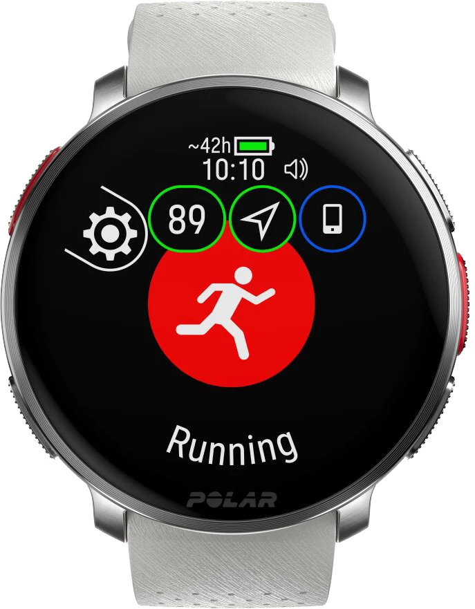 Thumbnail 2 de Polar Vantage V3 Silber/Weiß 47 mm