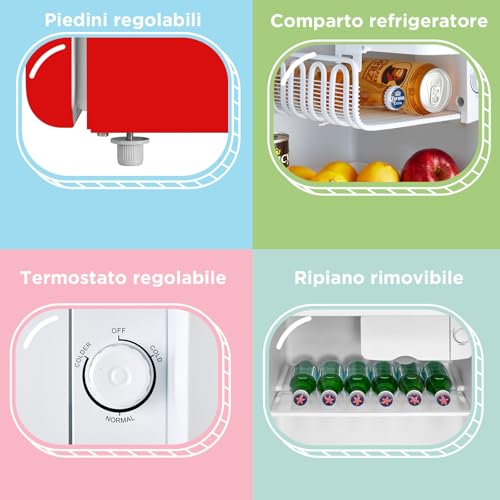 Thumbnail 7 de COMFEE' RCD50RE2EURT(E) Mini Frigo 47L – Design retrò, compatto e versatile