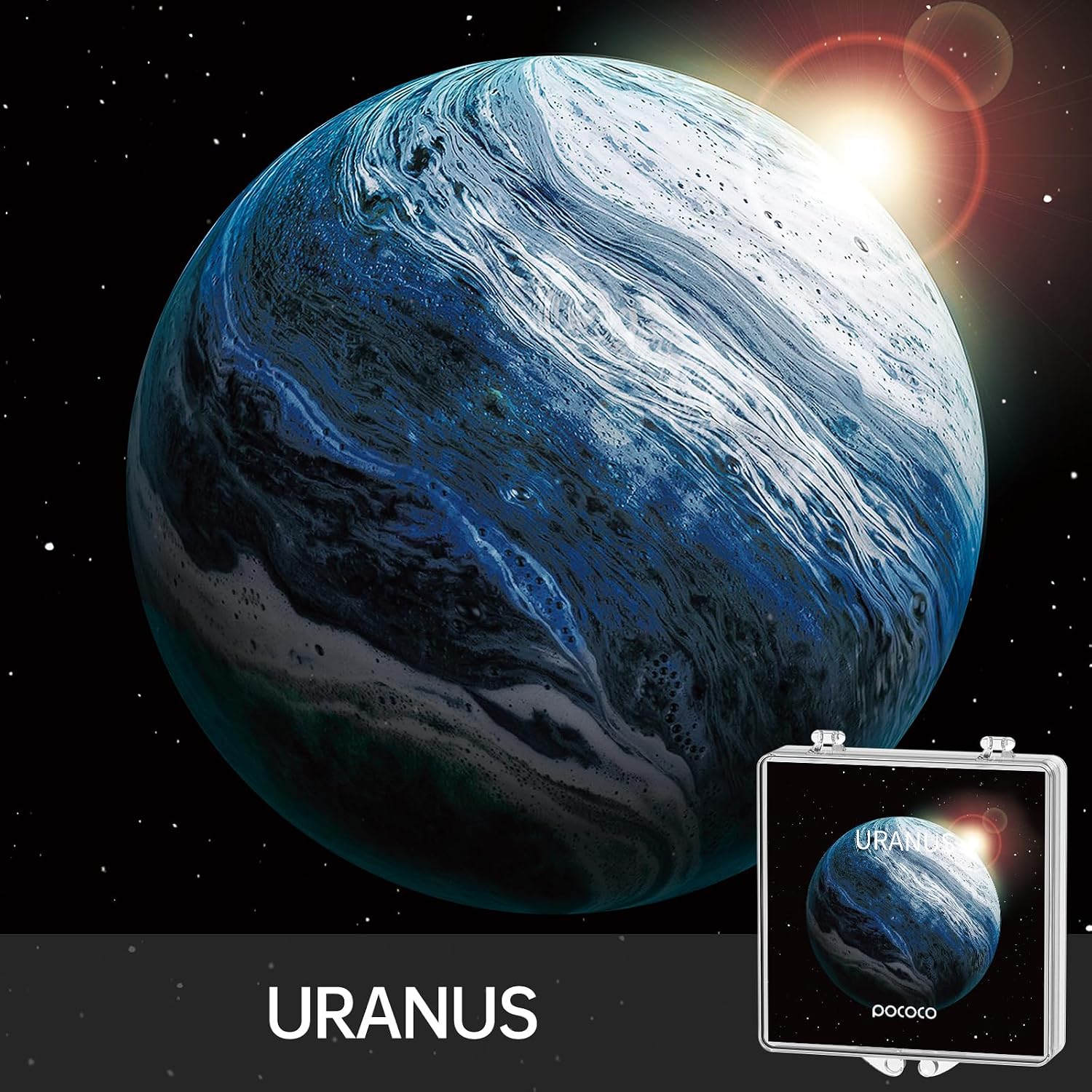 Detalle de Sonnensystem 8 Scheiben für POCOCO Galaxy Projector – passend für 5K Ultra HD