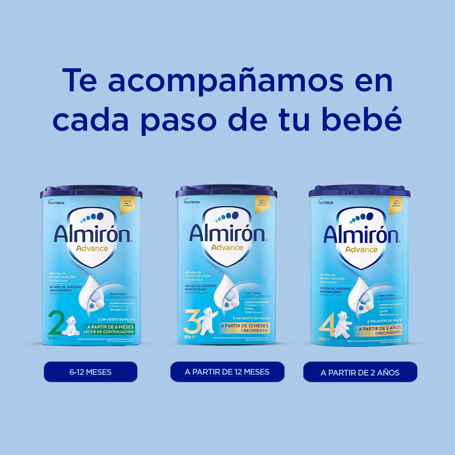 Thumbnail 5 de Almirón Advance 4 🌟 Leche de Crecimiento 24+ meses, 800g