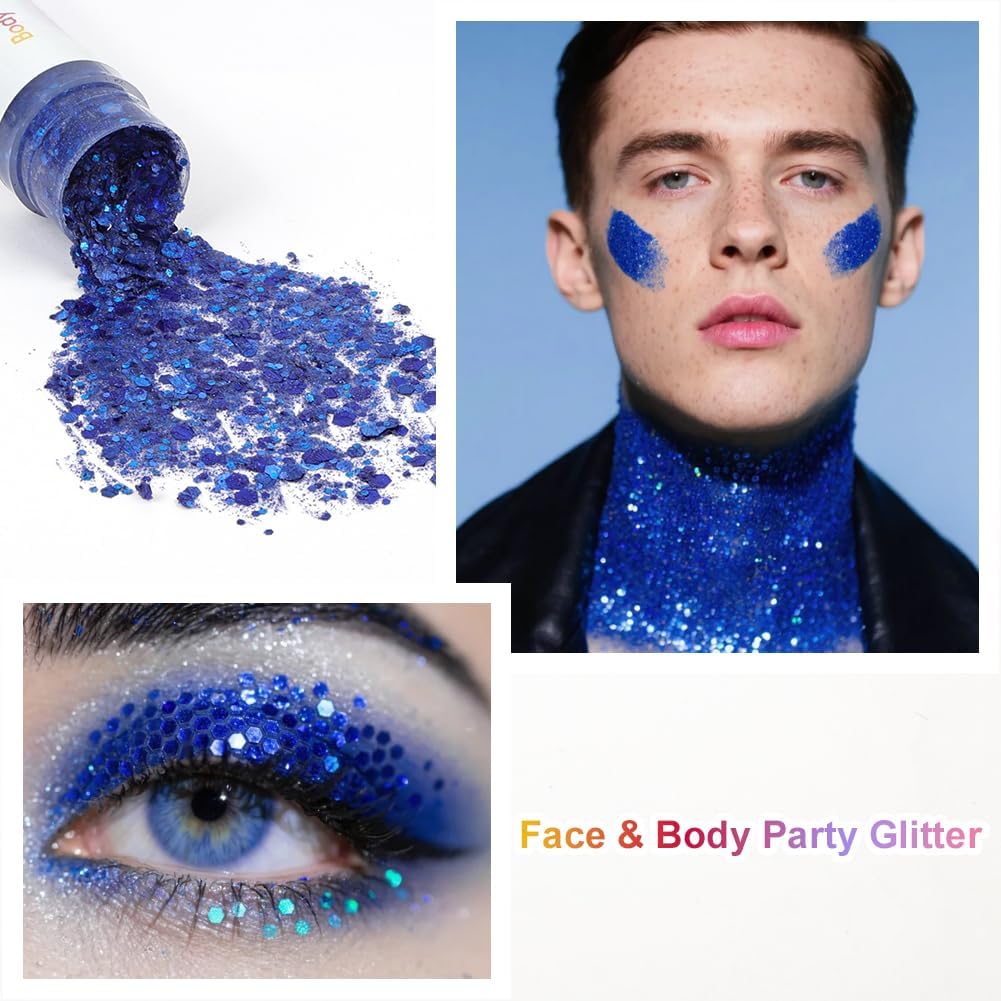 Detalle de AOOWU Gel Glitter per viso e corpo 15g ðŸŽ
