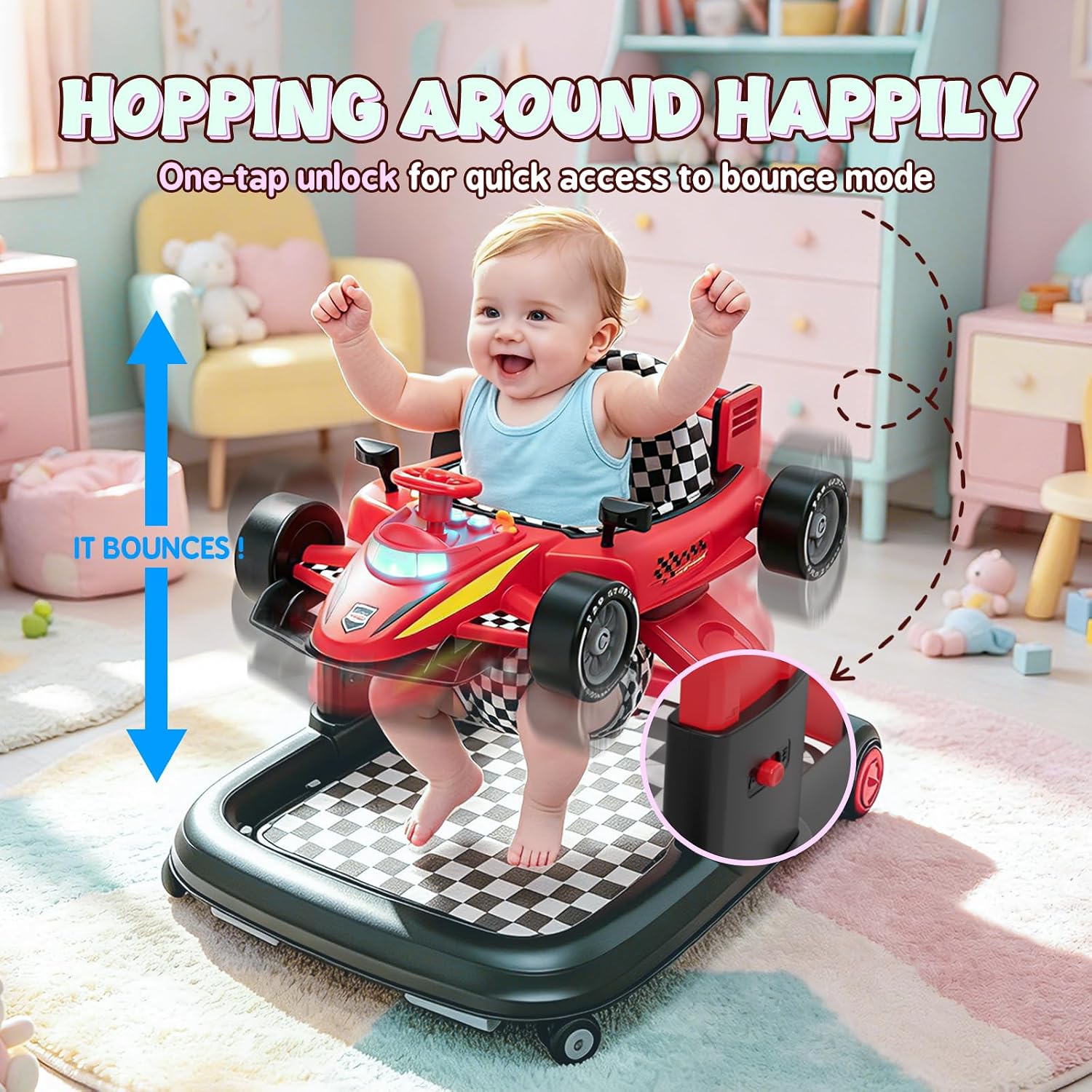 Detalle 2 de Baby Walker with Adjustable Height
