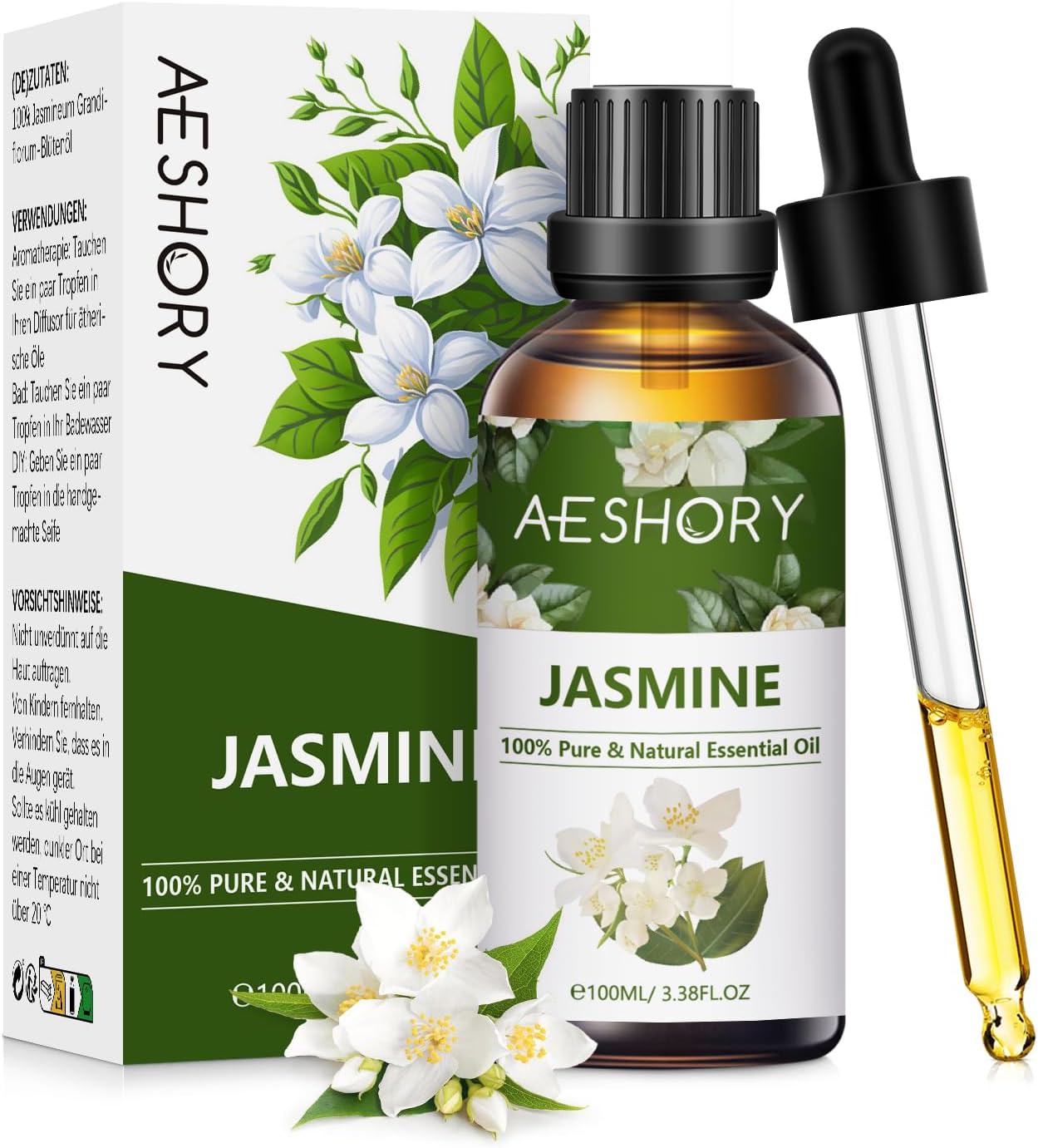 Detalle de Jasmine essential oil 100ml for diffusers