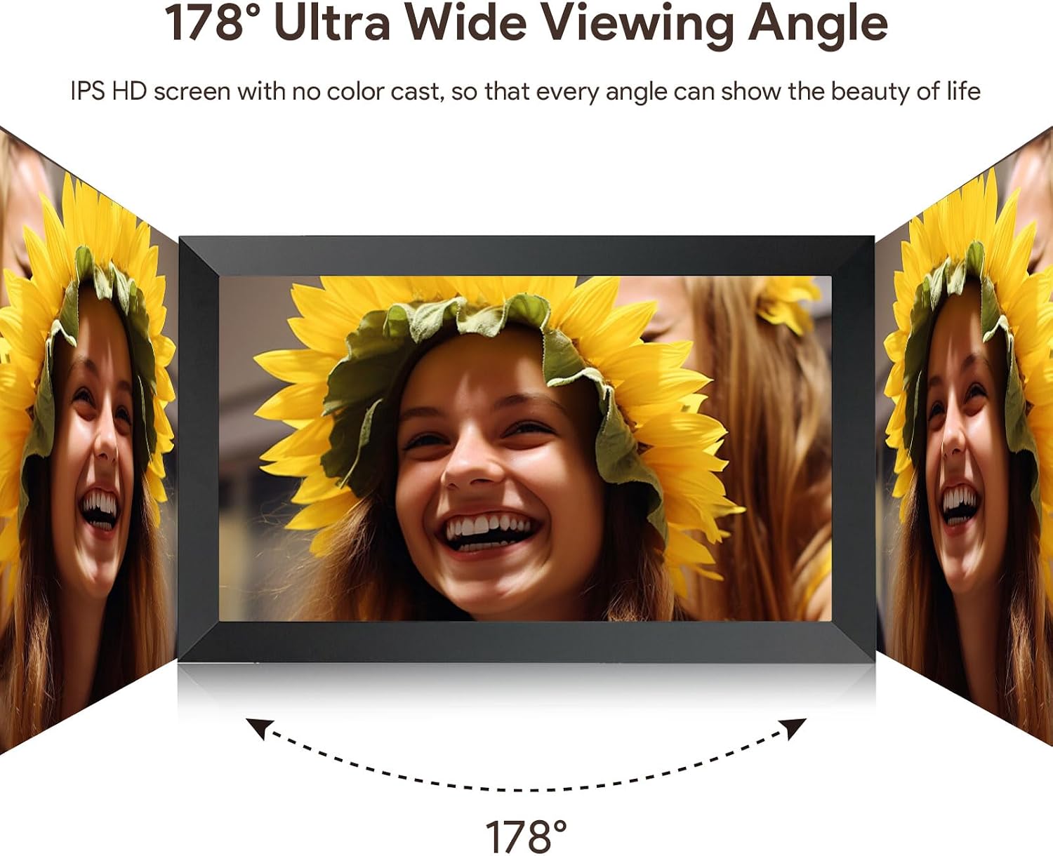 Thumbnail 2 de Frameo 15,6 Zoll Digitaler Bilderrahmen 32GB