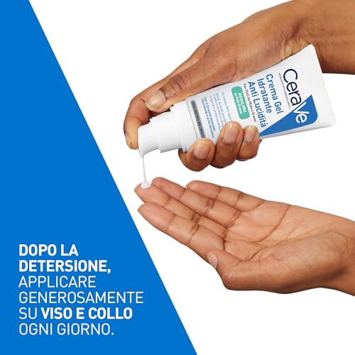 Detalle de CeraVe Oil Control Gel: crema hidratante para piel mixta a grasa, 52 ml