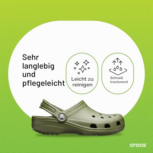 Thumbnail 8 de Crocs Unisex Classic Clog Army Green 33/34 EU – robust, leicht und vielseitig