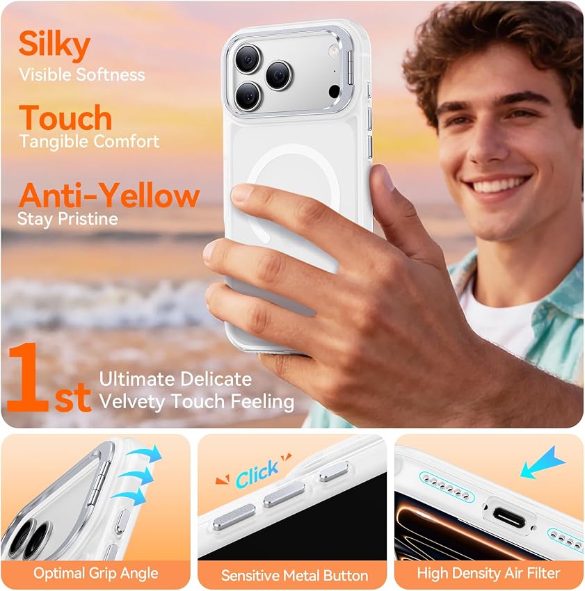 Thumbnail 5 de Peerock iPhone 17 Pro Case with Stash Stand 9H