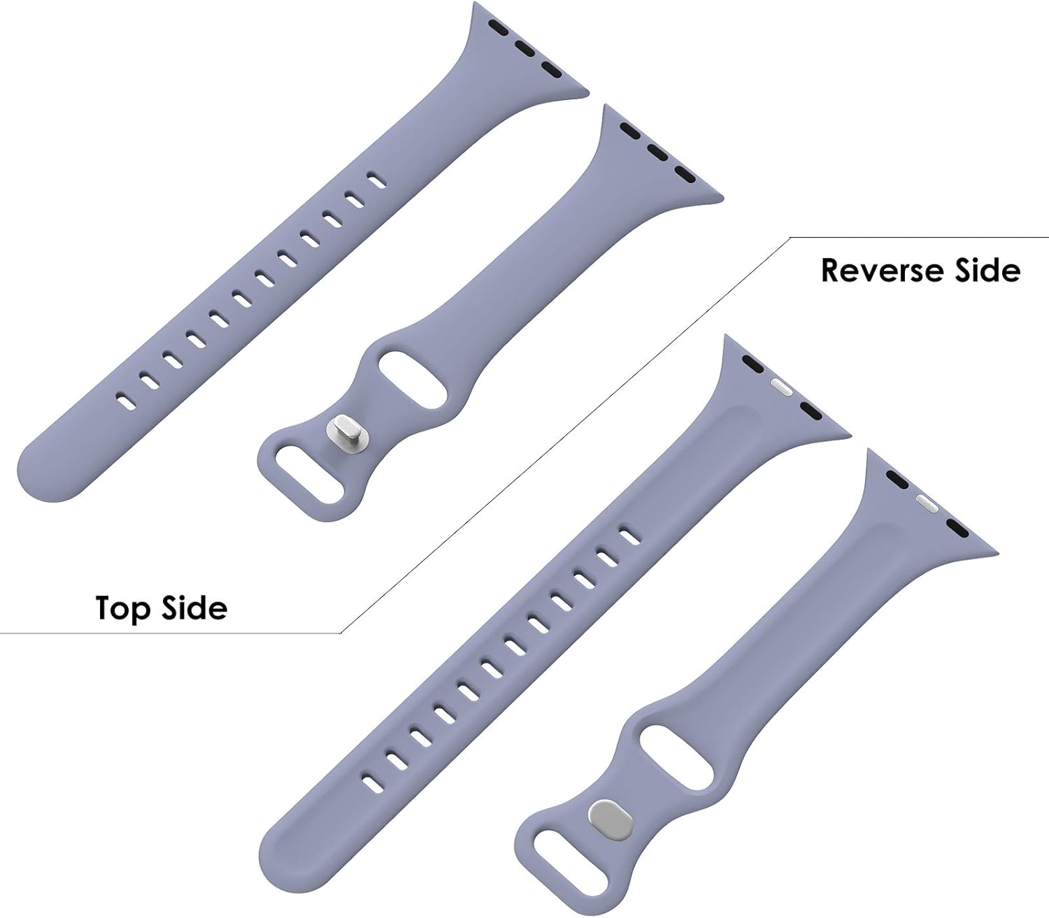Thumbnail 2 de PARMPH Silicone Bands 3-Pack for Apple Watch