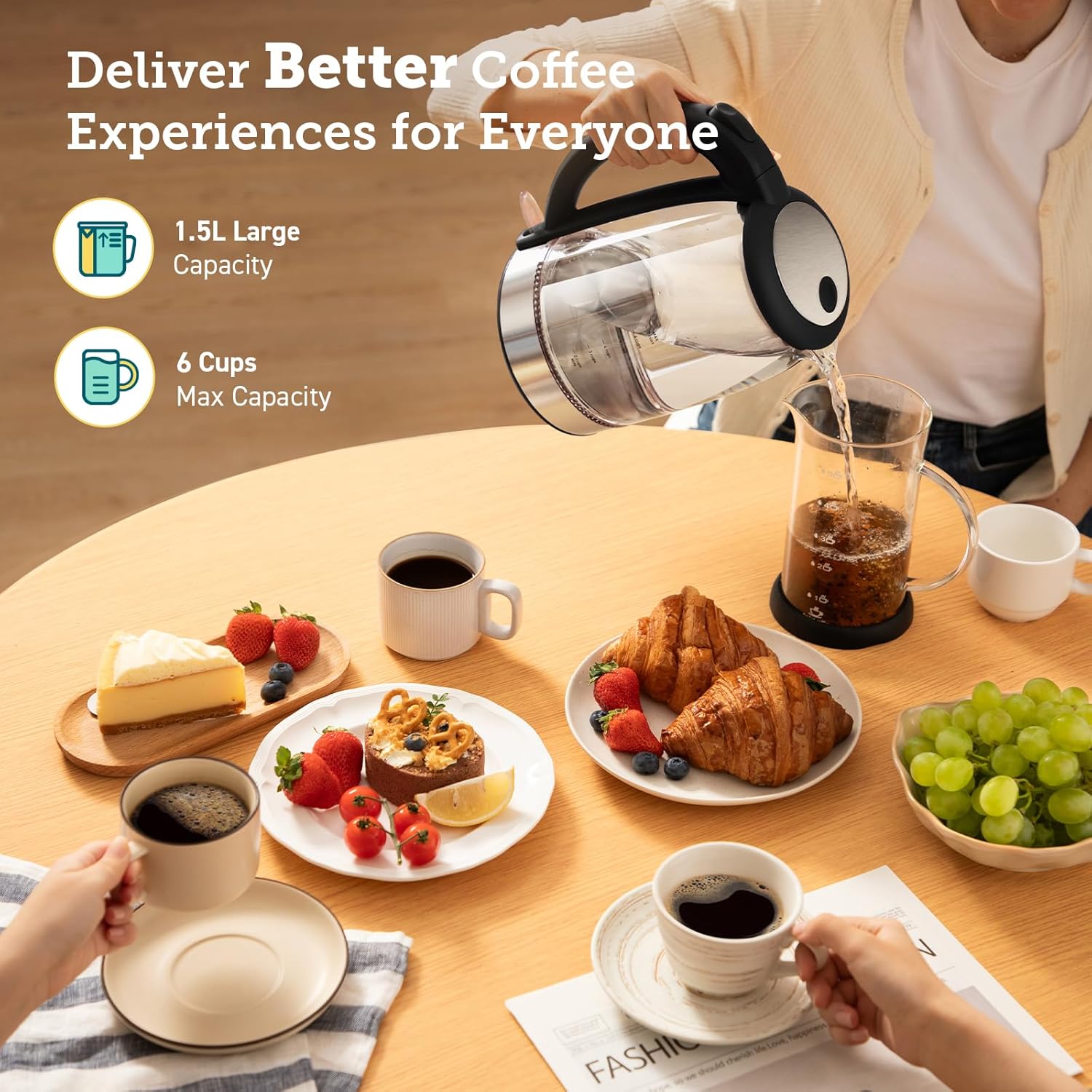 Detalle 2 de COSORI Kettle 3000W Fast Boil