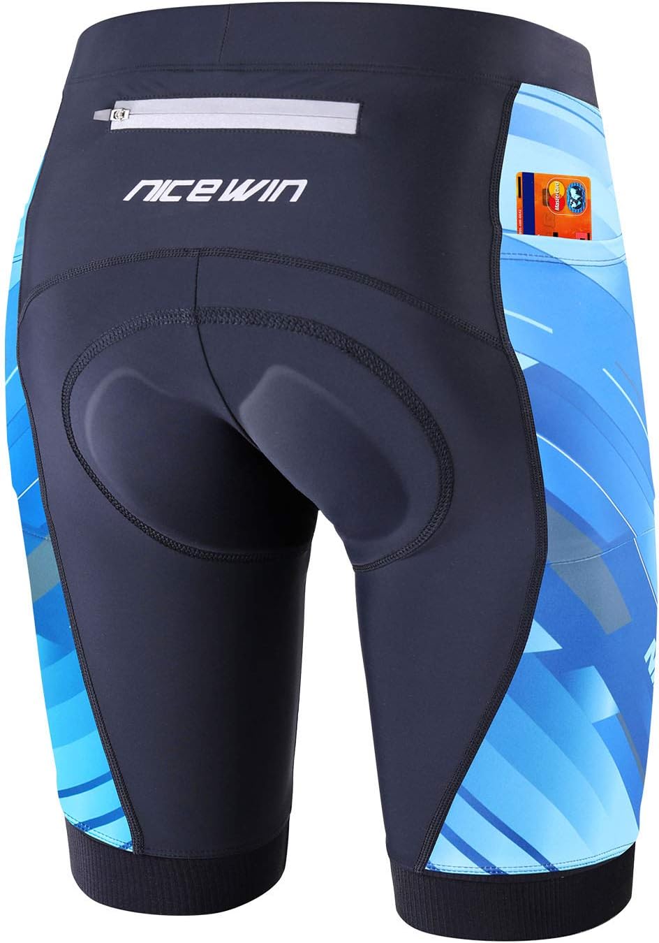 Thumbnail 5 de NICEWIN Damen 3D-gepolsterte Fahrrad-Shorts mit hoher Taille – schnelltrocknend