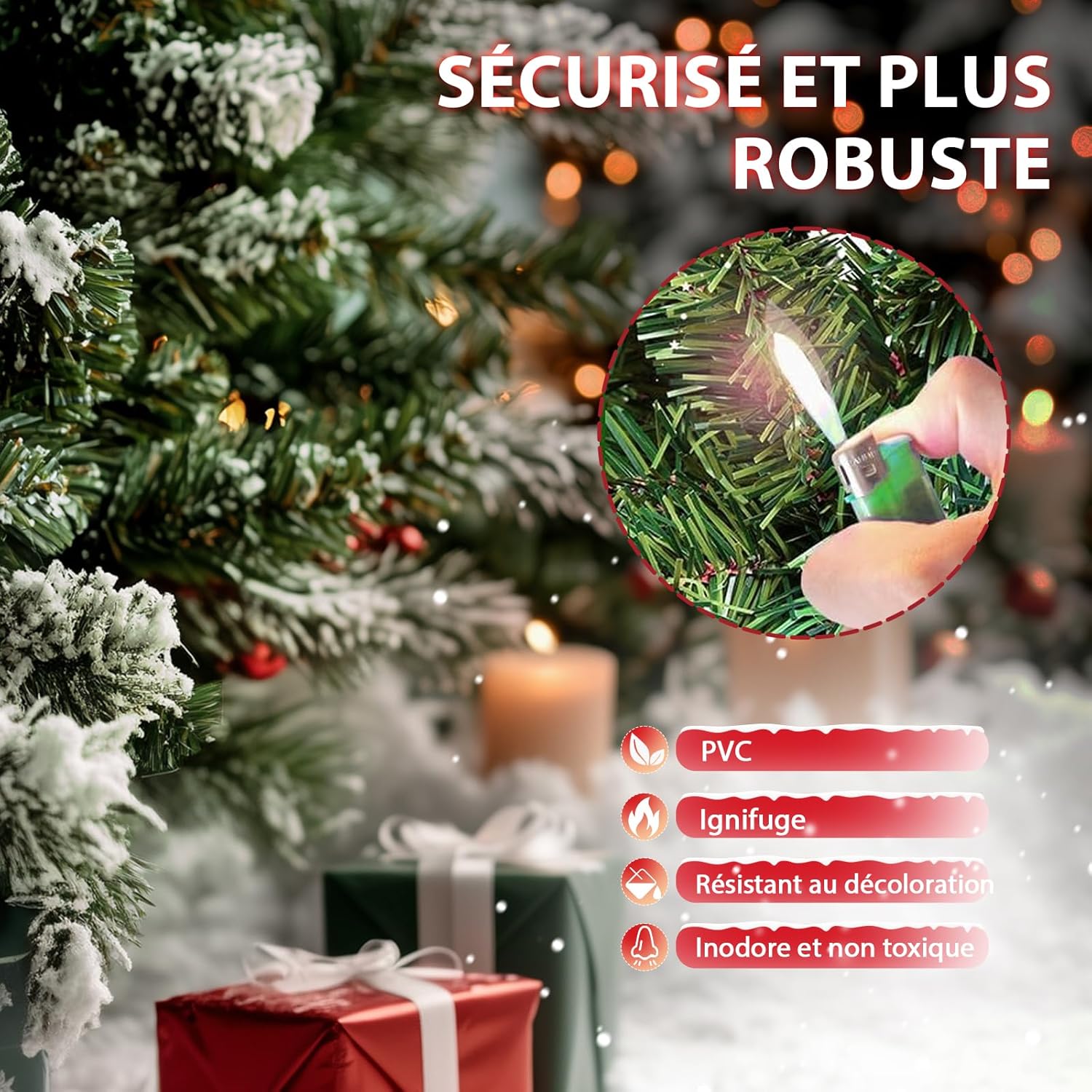 Thumbnail 2 de EXRACING Sapin de Noël Premium 195 cm
