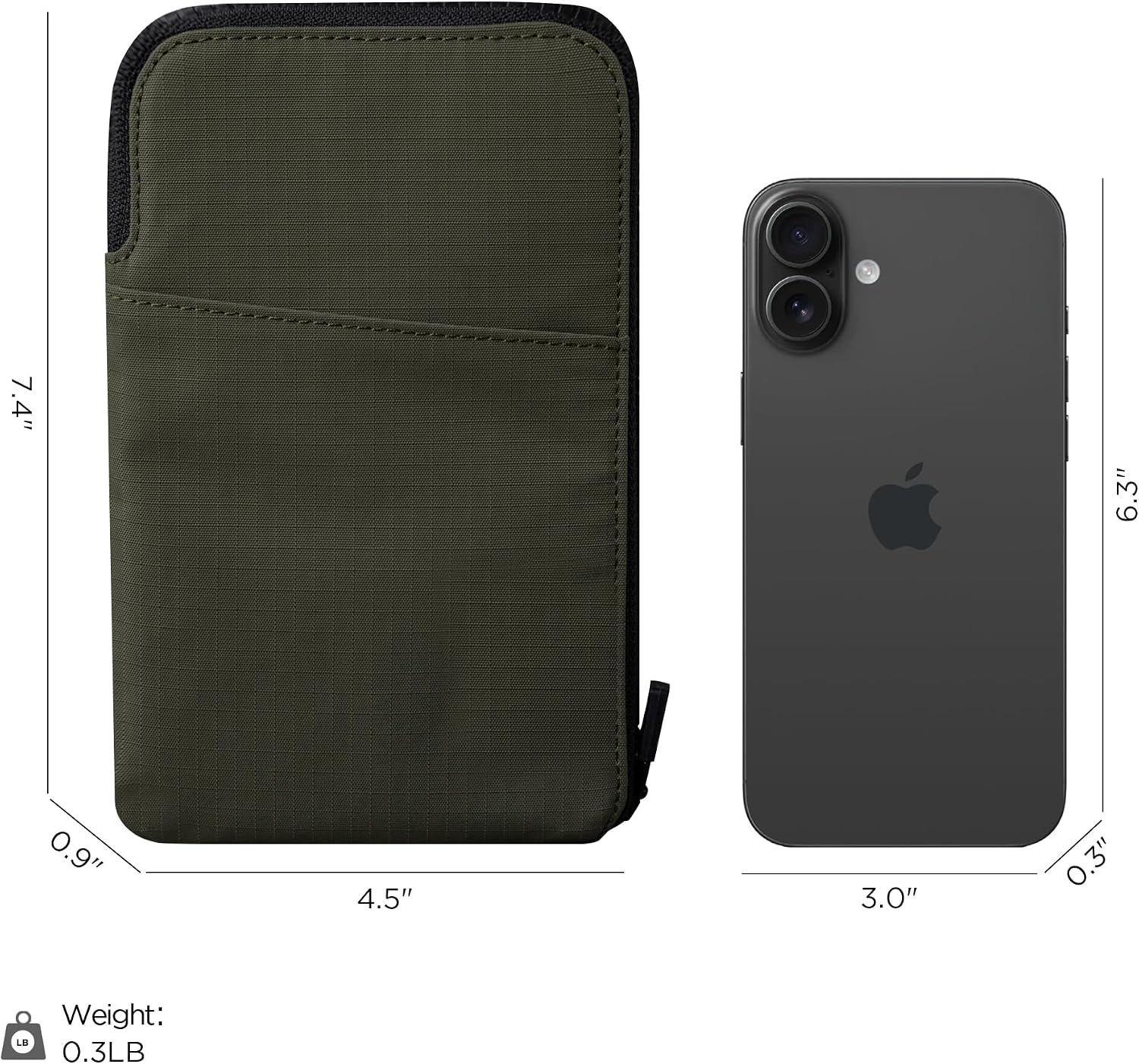 Detalle de ALPAKA Zip Travel Wallet — Portefeuille de Voyage RFID avec HUB et 3 poches passeport
