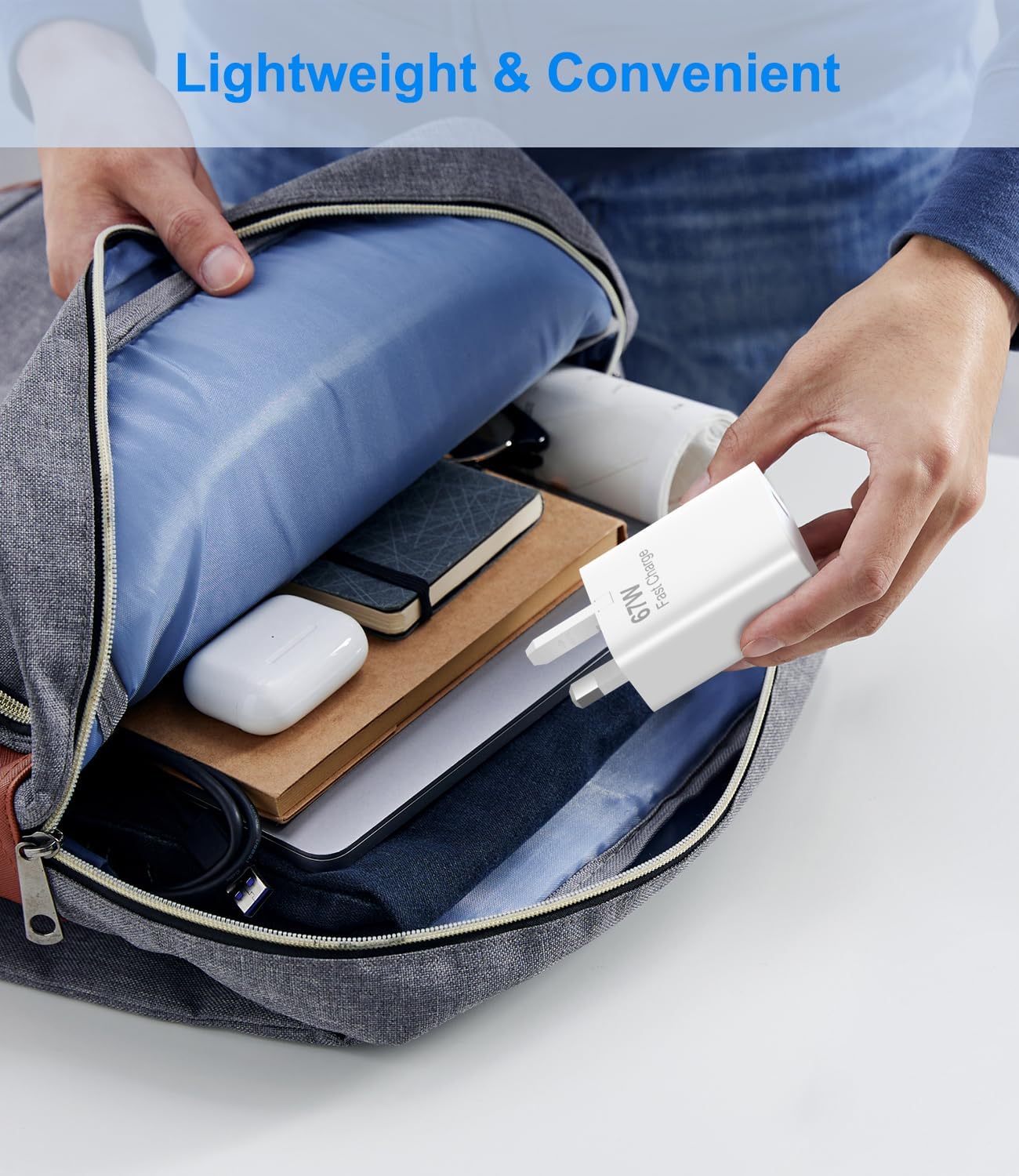 Thumbnail 6 de VUOHOEG 67W USB-C Charger with 1m Turbo Cable for Xiaomi, Redmi, and POCO