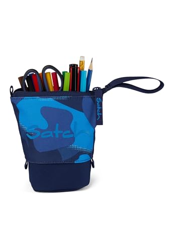 Detalle 1 de Satch Pencil Slider extra groß inkl. Trennfach Reißverschlussfach Stiftehalter Blau