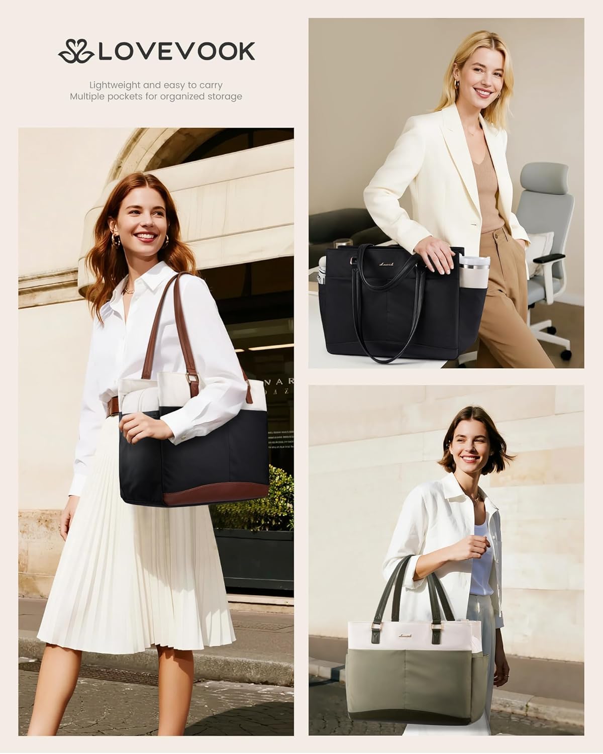 Thumbnail 1 de LOVEVOOK Laptoptasche 15.6 Zoll Handtasche