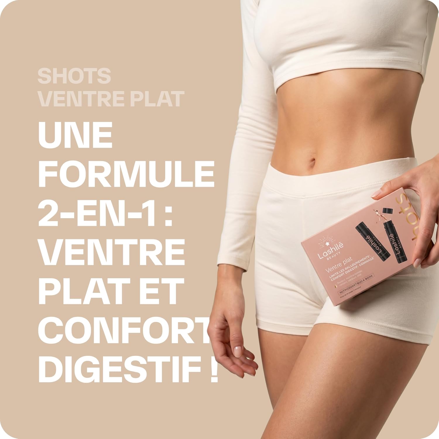 Thumbnail 3 de Lashilé Beauty Shots Ventre Plat — complément alimentaire digestif fenouil, menthe poivrée & romarin (programme 2 mois)